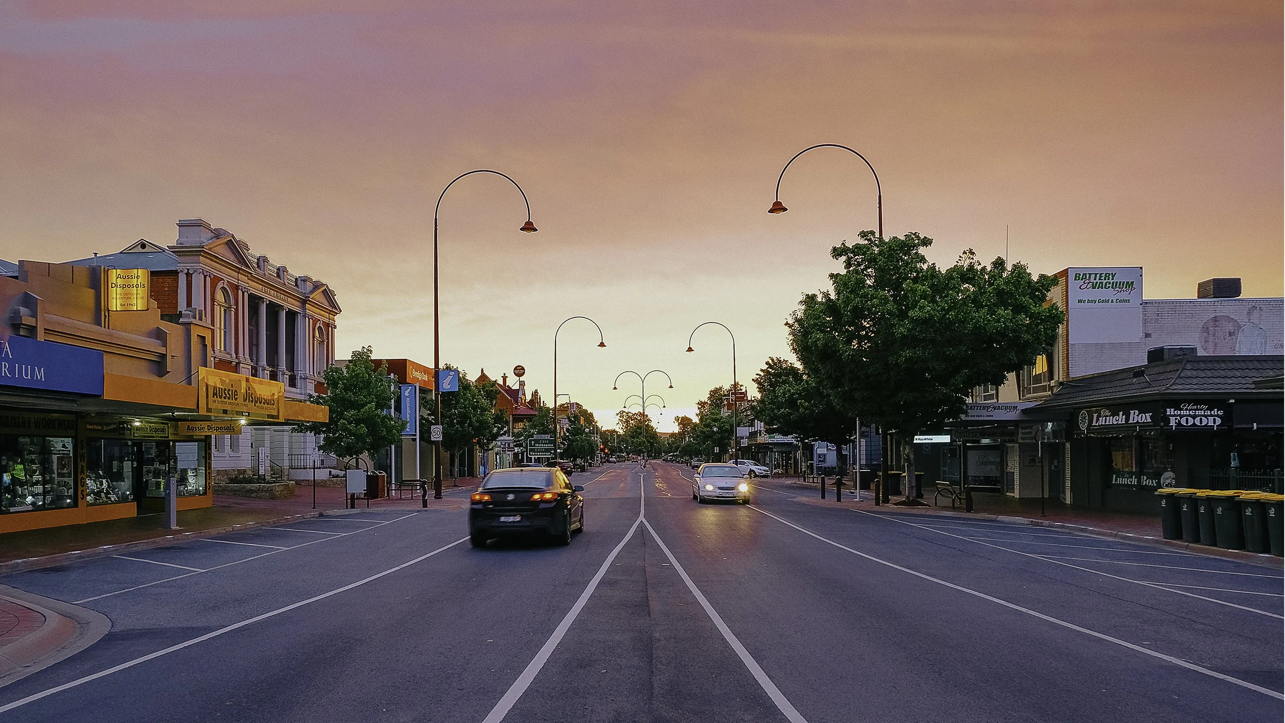 Murphy Street Wangaratta, outside Helen Haines office.
