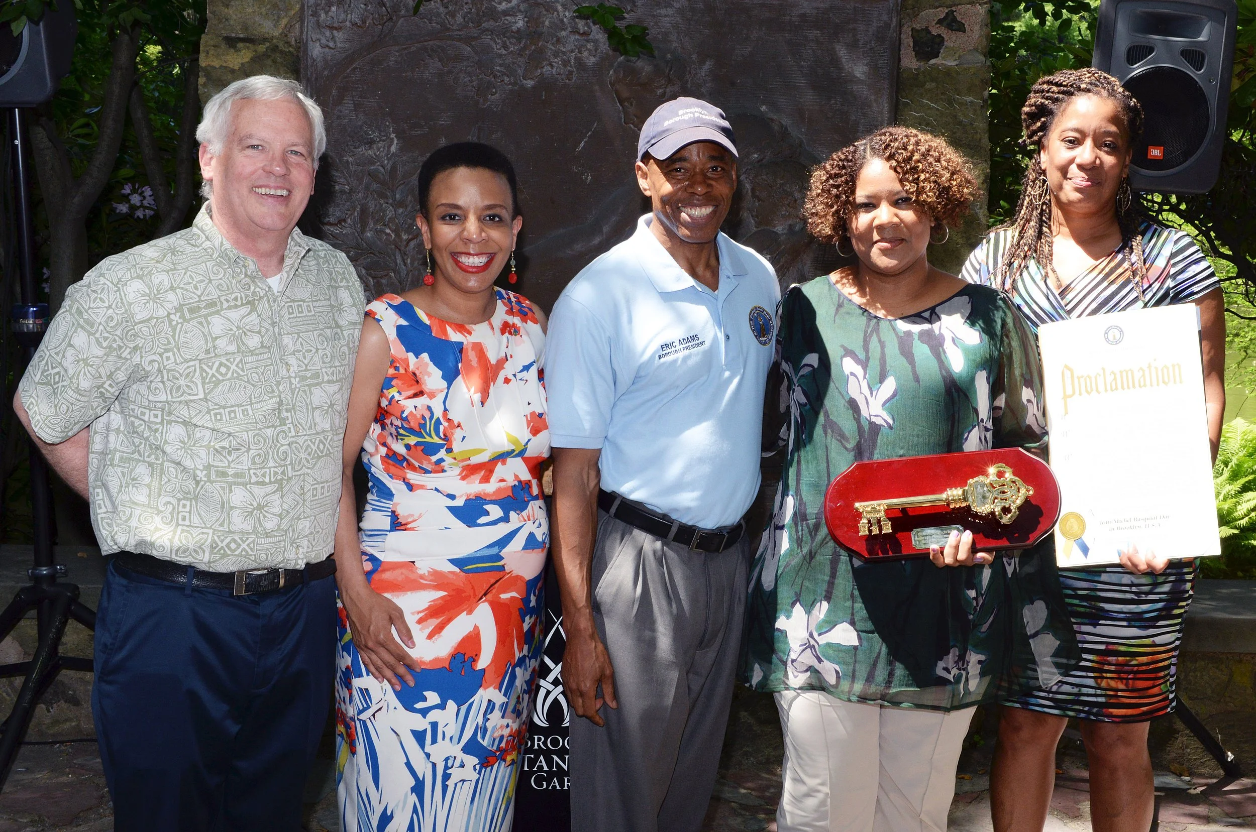 Basquiat Joins Brooklyn’s Celebrity Path in Central Arts Celebration