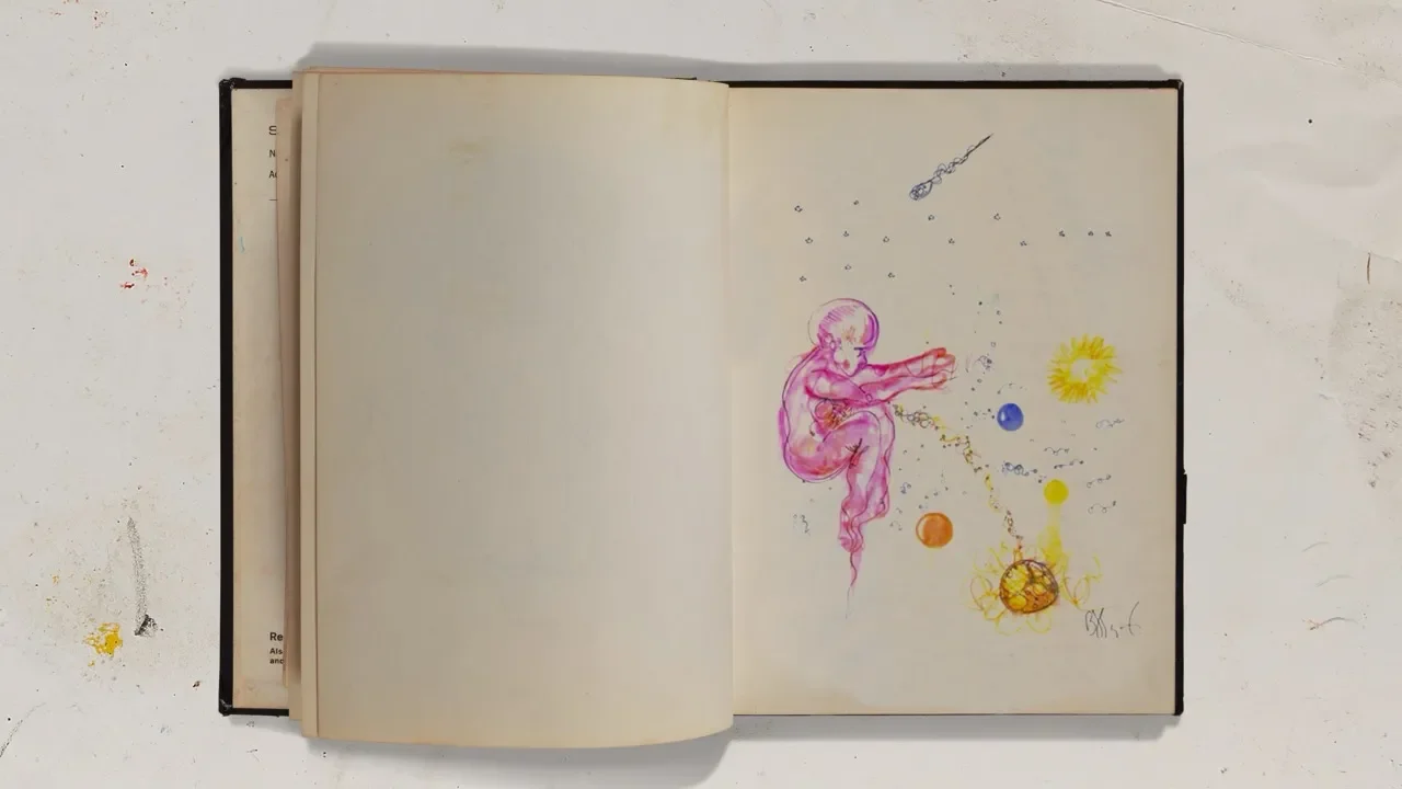 Jean-Michel’s sketchbook, 1977. The Estate of Jean-Michel Basquiat