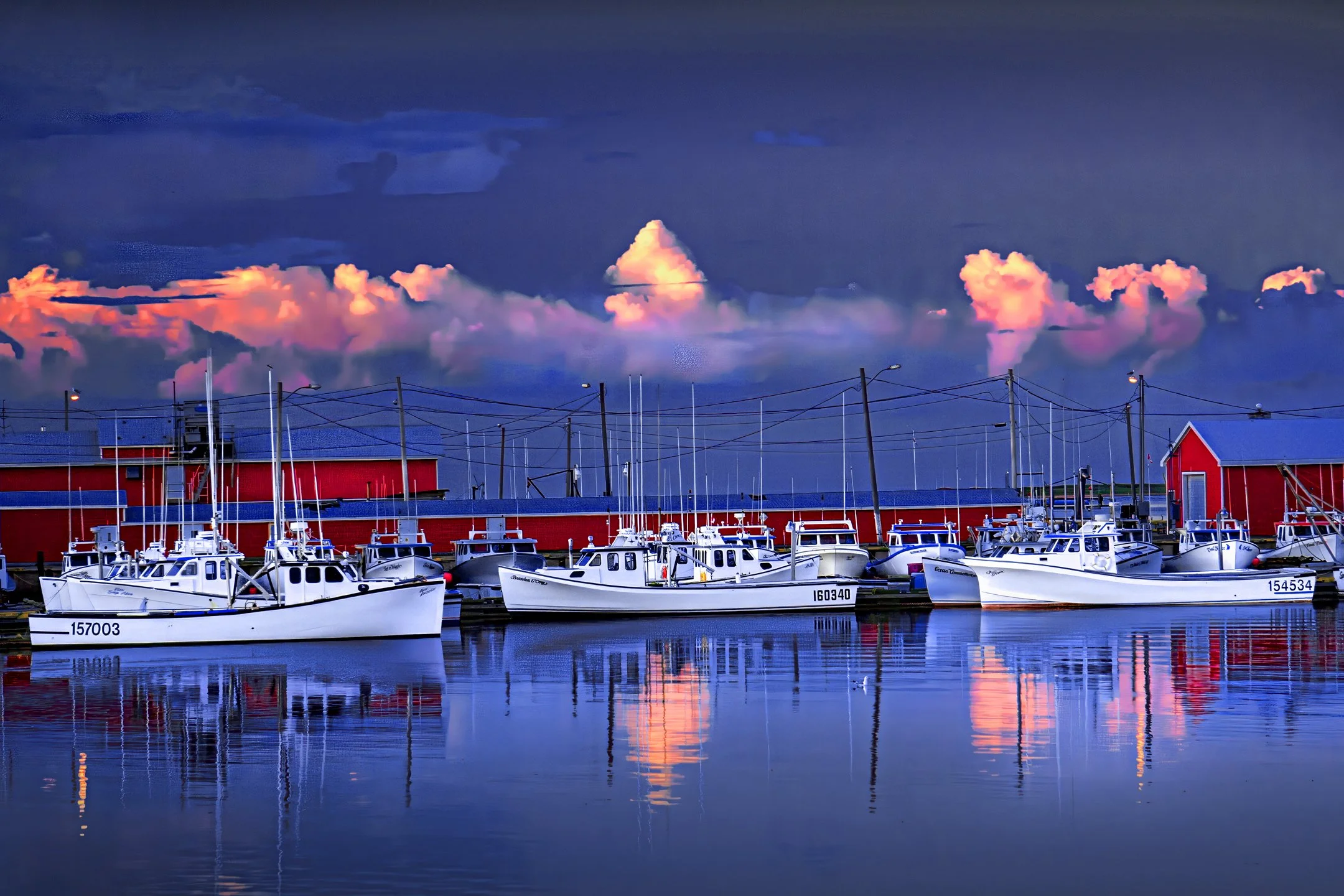 S | Prince Edward Island Harbor Sunset | Randy Nyhof | Score: 18