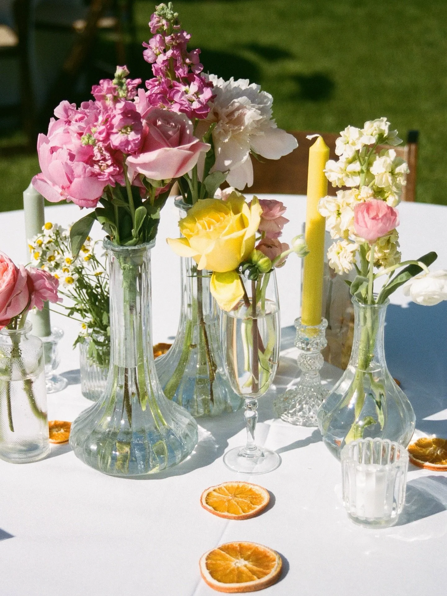 Pretty details from Lucy &amp; Connor&rsquo;s wedding day💐🍊