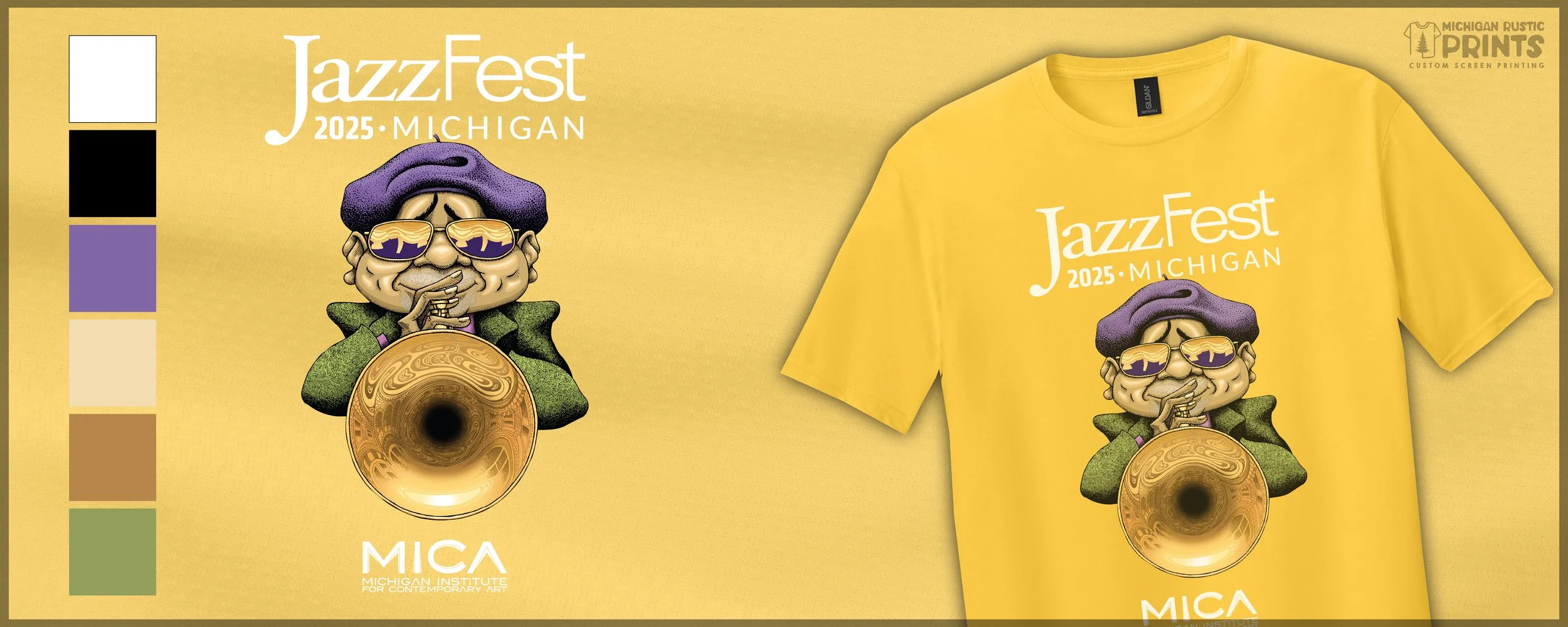 Michigan Rustic Prints - Old Town, Lansing - Michigan Jazz Festival 2025