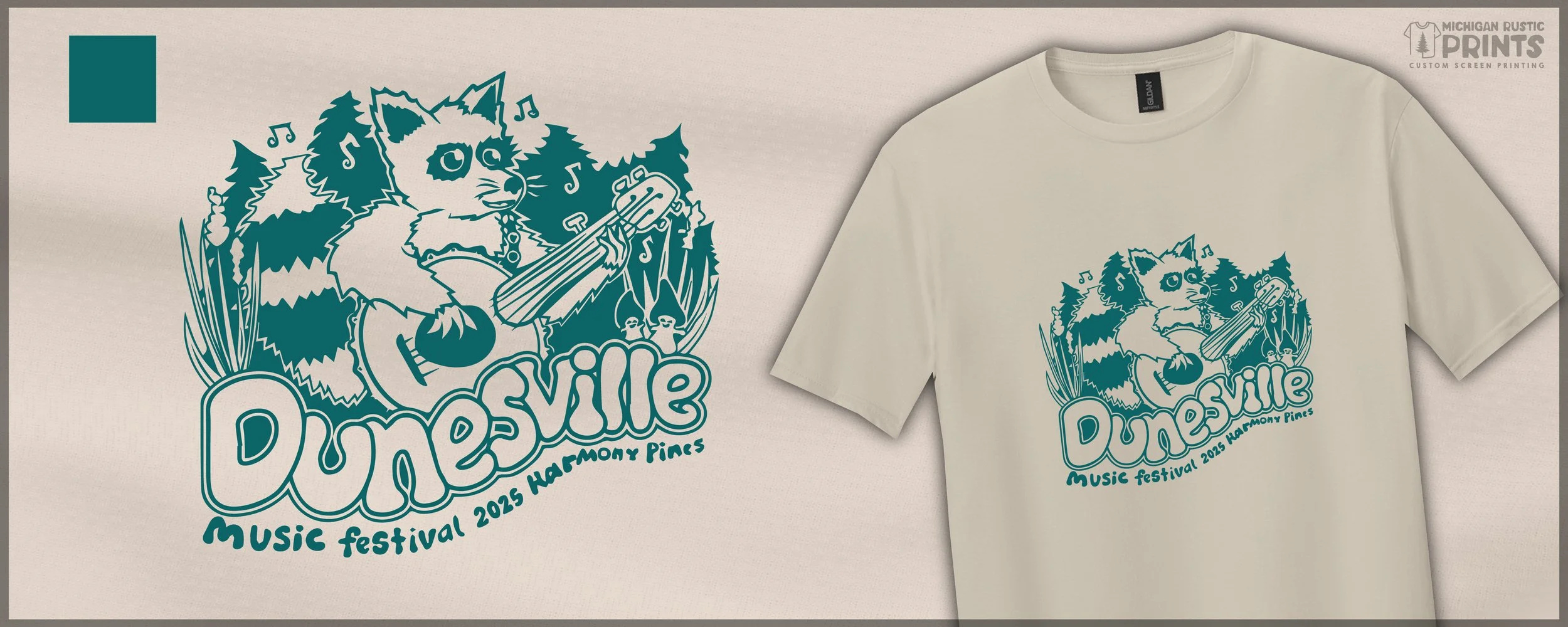 Michigan Rustic Prints - Dunesville Music Festival 2025