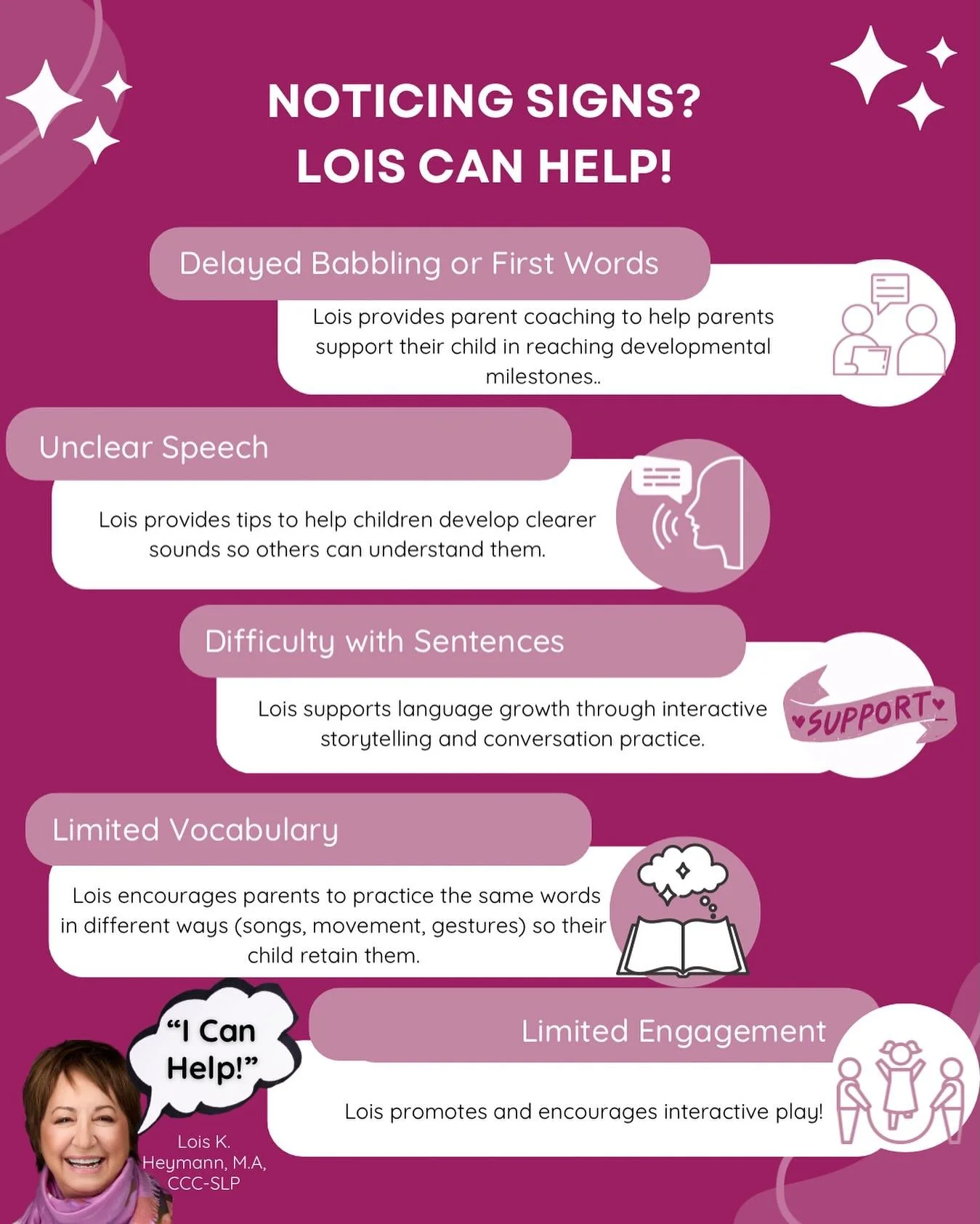 Are you seeing these signs in your child? 😢 

Many parents face frustrations when their children struggle with 
listening or communication. 

Lois is here to help provide the solution! 😊

#ParentFrustrations
#CommunicationStruggles
-
-
-
-
-
#Child