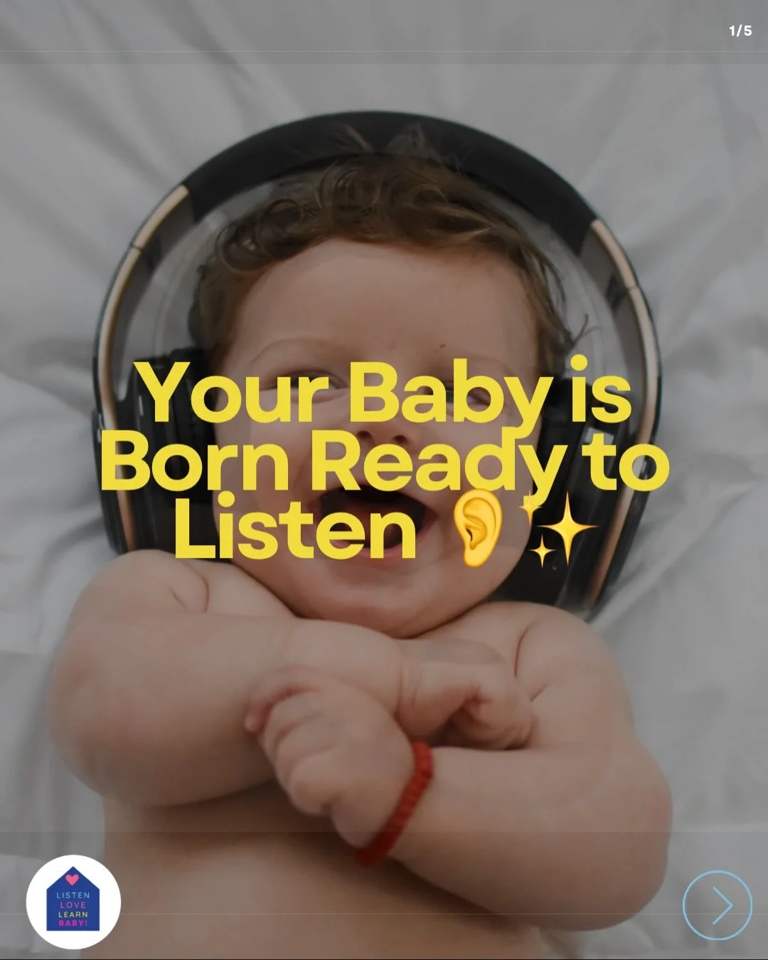 The Innate Capacity for Listening. 🚶&zwj;♀️

 Did you know listening is a natural developmental 
milestone, just like walking? 
Your baby is wired to listen and learn! 
#InnateCapacity #NaturalDevelopment
-
-
-
-
-
#ListeningDevelopment
#Milestones 