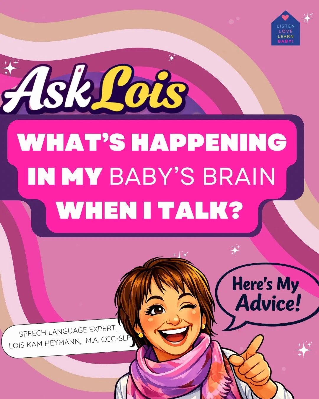 Another common questions I often hear is:
&ldquo;Do they even understand me yet?&rdquo;

And the answer is: yes

💛🧠
Every time you talk, respond, or play with your baby, their brain is building the foundation for listening and language.

These quie