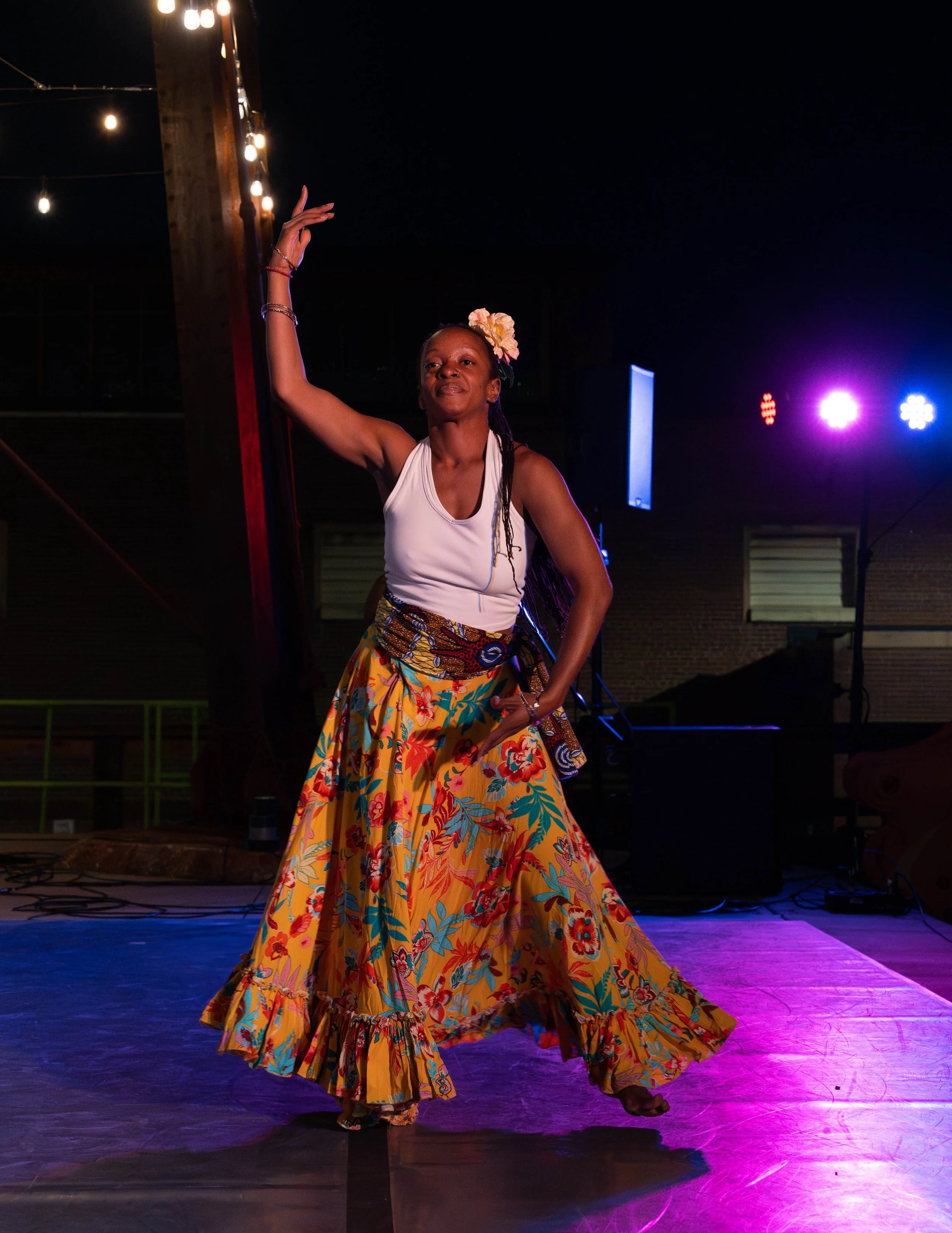 Bloca Afro Ayedun dancer, Boom Festival Charlotte, 2023