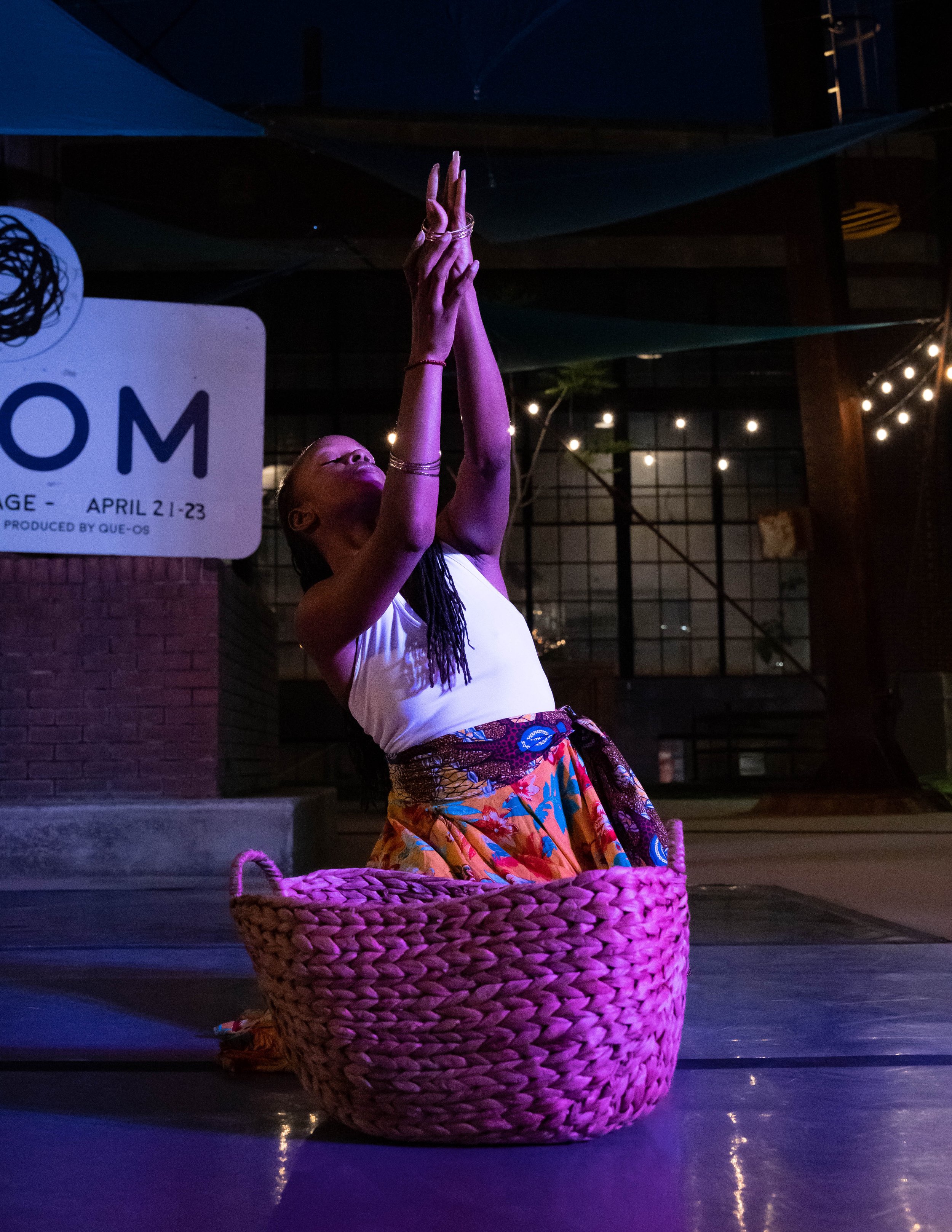 Bloca Afro Ayedun dancer, Boom Festival Charlotte, 2023