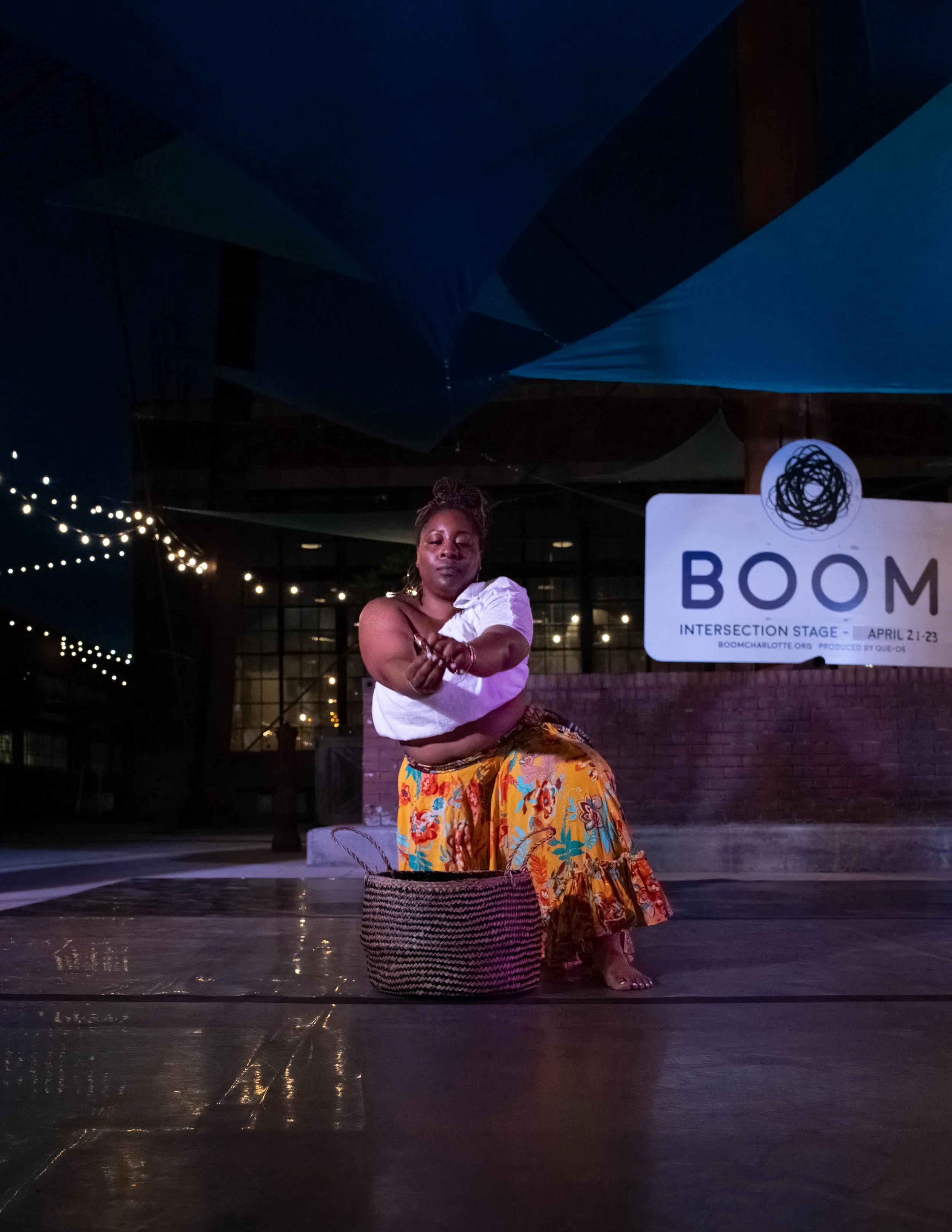 Bloca Afro Ayedun dancer, Boom Festival Charlotte, 2023