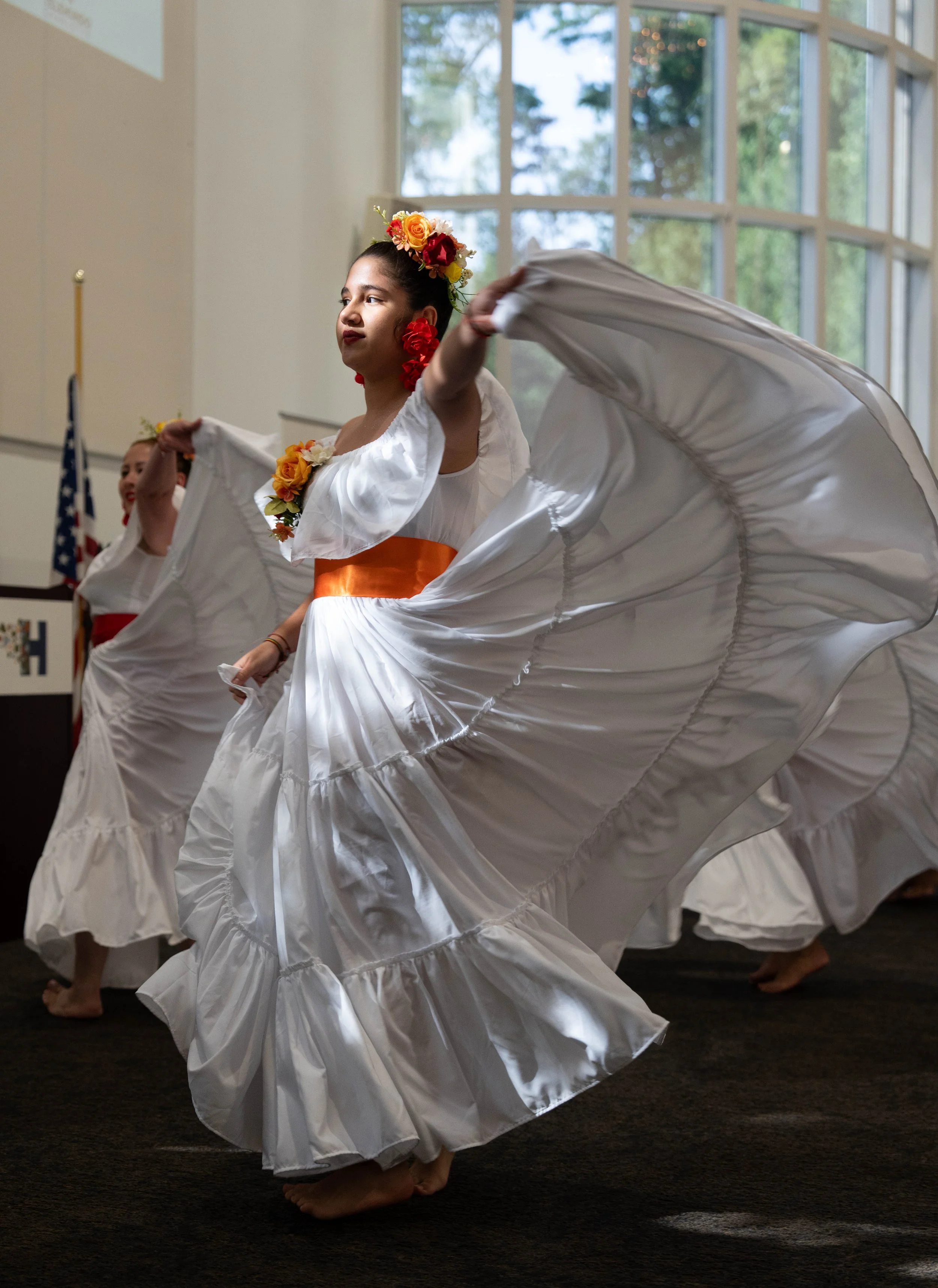 Dancer, Ecuadorian independence festival, 2023