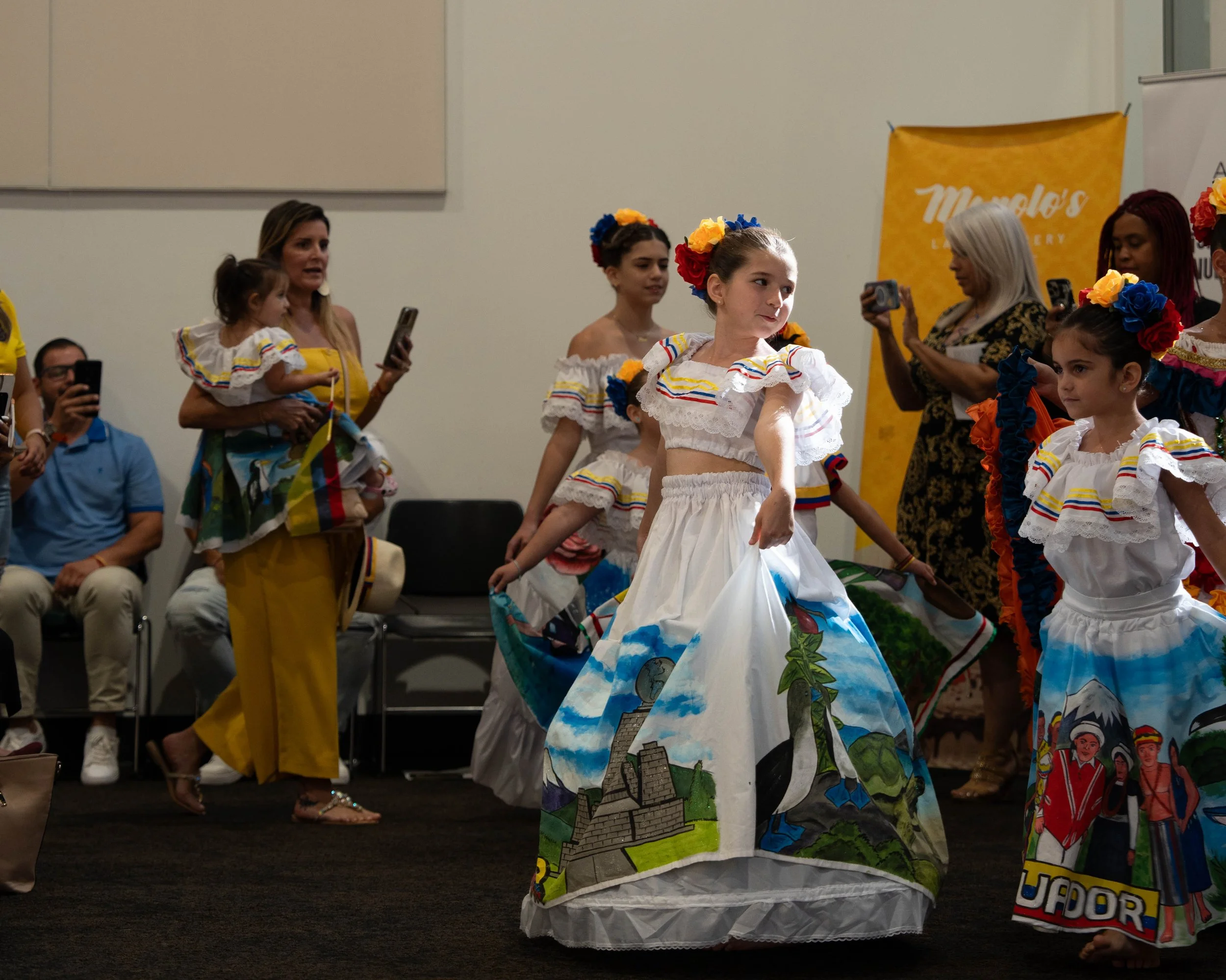 Dancer, Ecuadorian independence festival, 2023