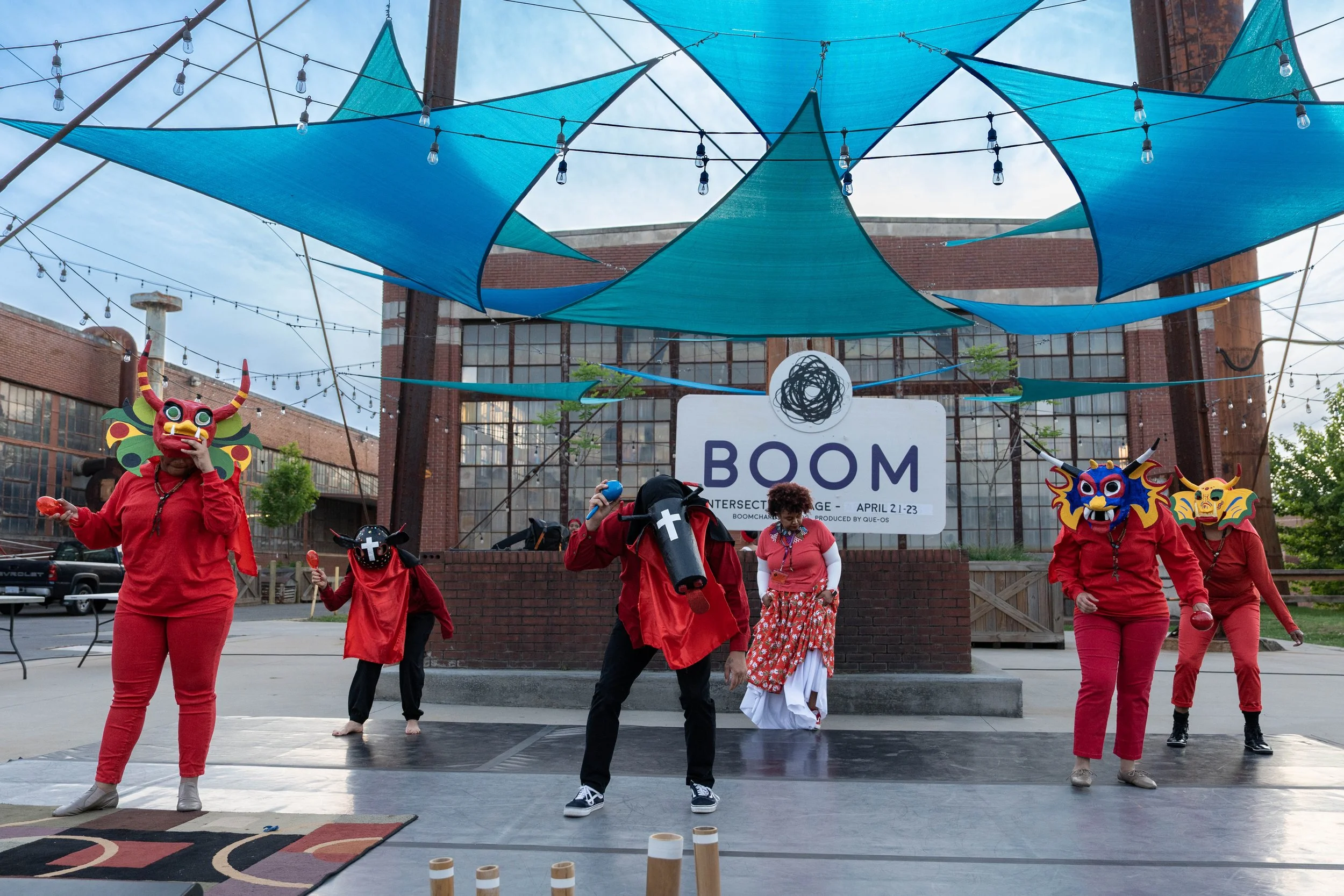 La Casa de La Cultura dancers, Boom Festival Charlotte, 2023