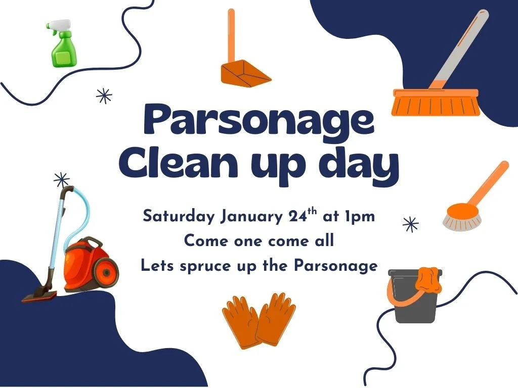 Parsonage Clean Up Day