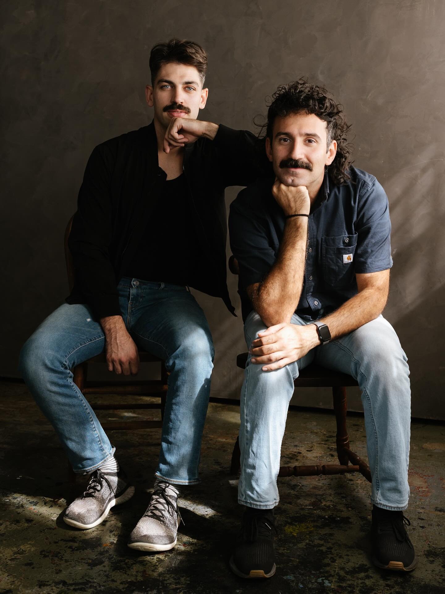 As best friends and business partners, Owen &amp; Pooya&rsquo;s studio session reflected exactly that. We took some headshots and looks for their website that show their professional side. And we also played around and took some photos that showcase 