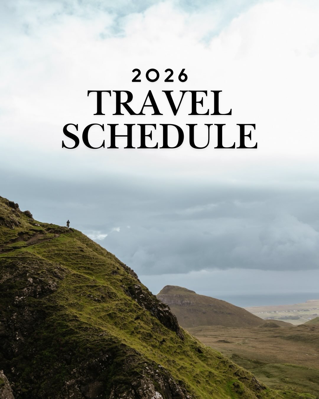 Apparently travel has become part of my identity because with the start of the new year I&rsquo;ve been getting asked not, &ldquo;DO you have trips this year?&rdquo;, but &ldquo;WHERE are your trips this year?&rdquo; 

I&rsquo;m so lucky that this ha