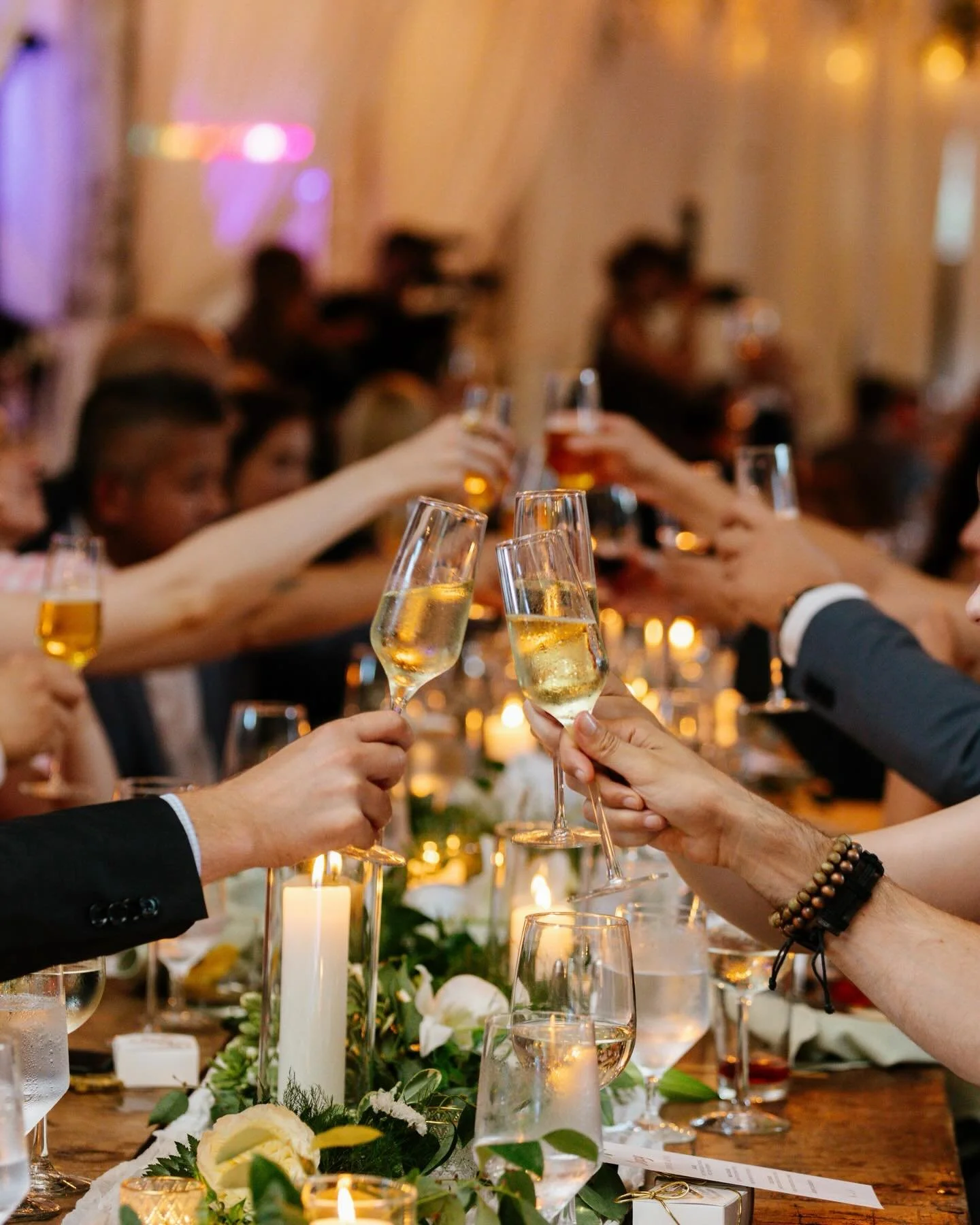 I love the documentary nature of a wedding reception. People get busy really experiencing the celebration! Drinks are poured, dancing begins, and sweet sentiments are shared. I get to sink back even more and watch what unfolds. Here are some receptio