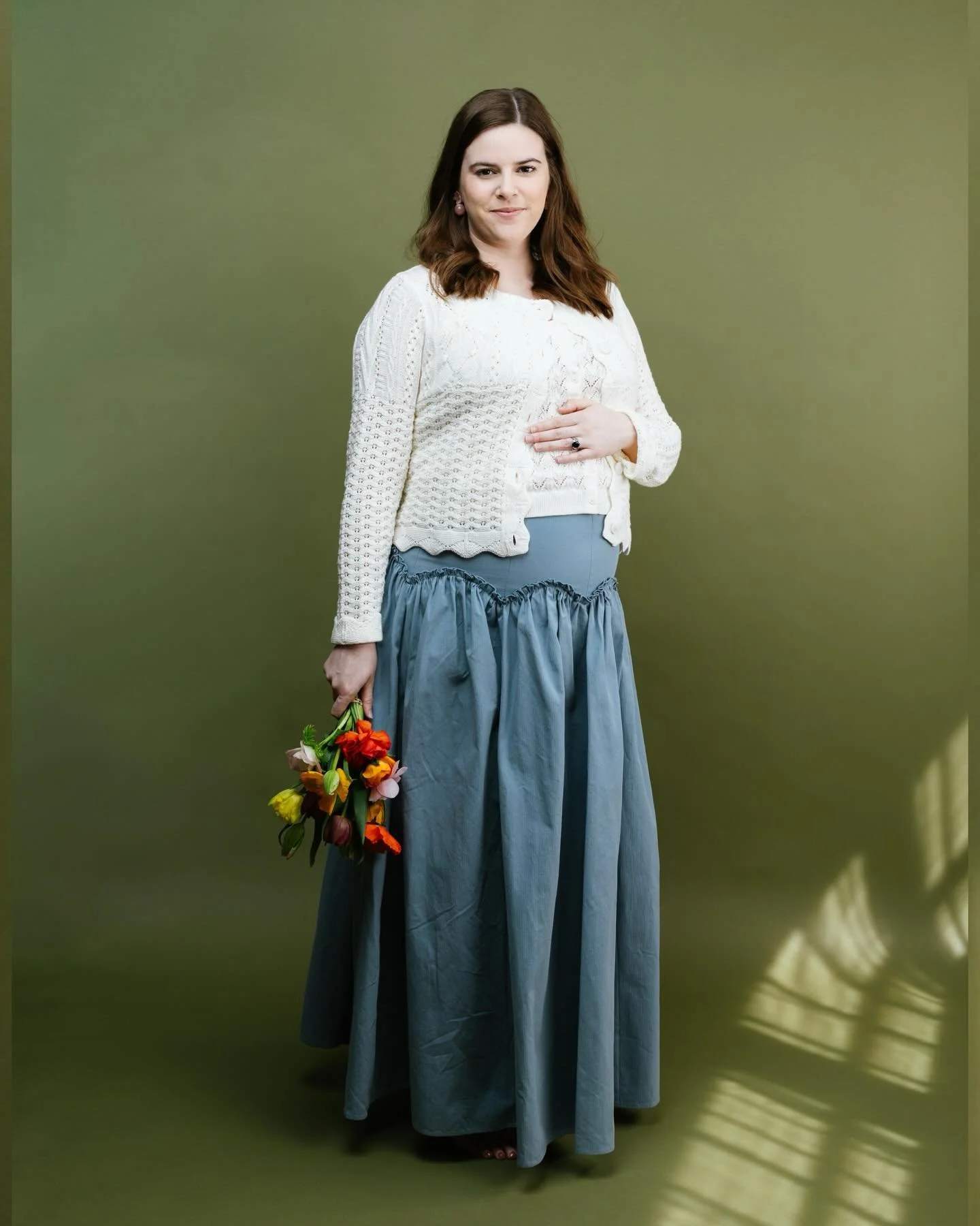 A moment for Caroline in all her maternal glowy gorgeousness.