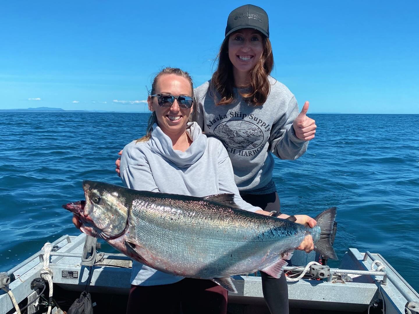 Sarah&rsquo;s favorite fish to eat, to catch, to pose with, is King Salmon. What&rsquo;s yours? 🌊
