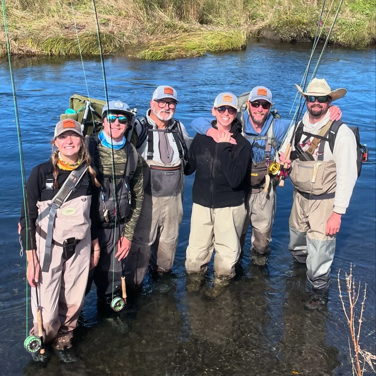 Out on the river with the best crew in the game! 🌲🎣 Our team knows how to catch more than just fish&mdash;memories that last a lifetime.  Ready to join us for the next adventure? 🐟 #KodiakWildernessLodge #FishingLife #RiverDays