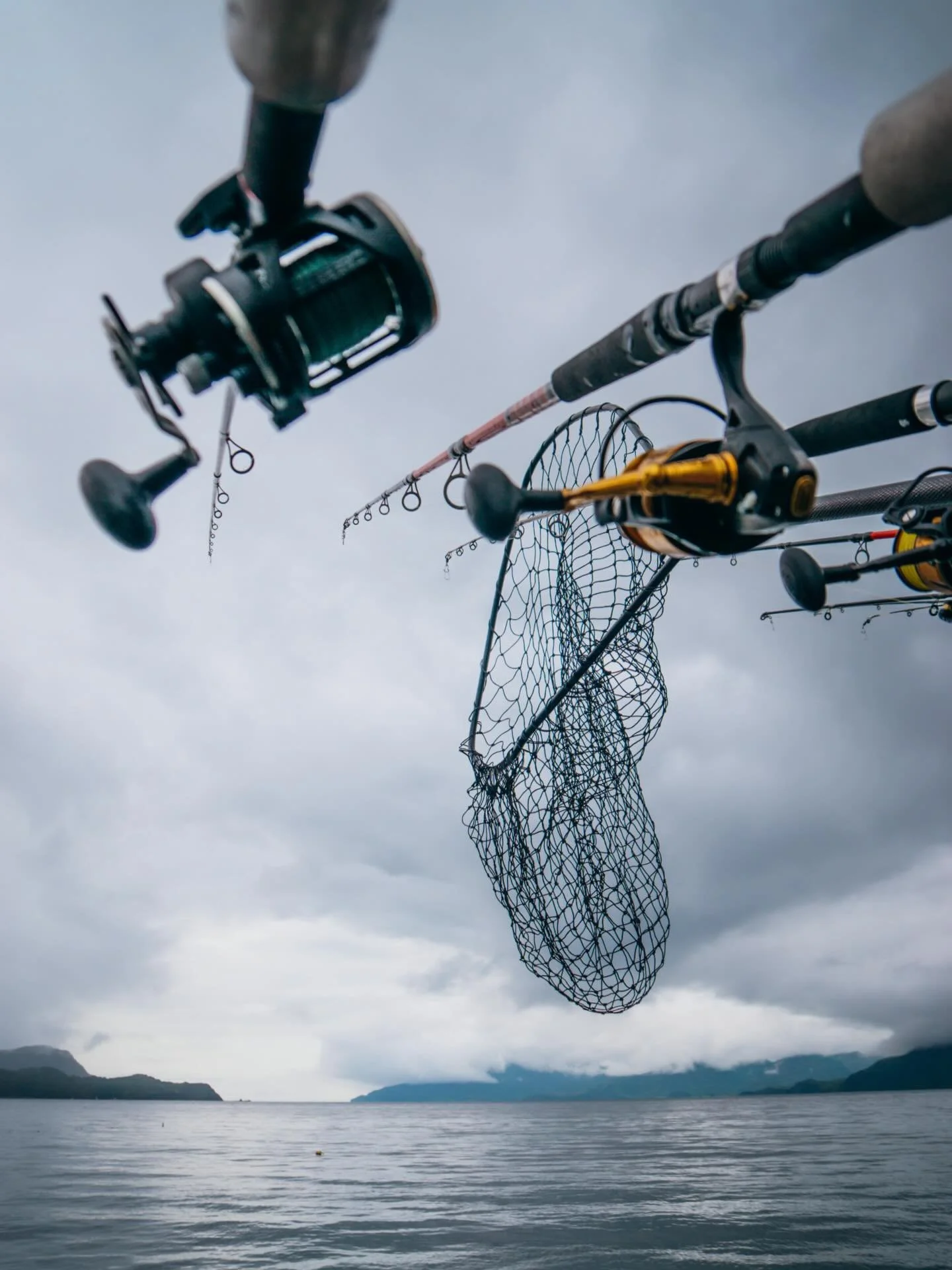 The clouds roll in. The water goes still. And somewhere out there beneath the gray, the fish are waiting. 🎣
This is Kodiak &mdash; where the scenery is as wild as the fishing, and every morning on the water feels like the first one.
Late July dates 