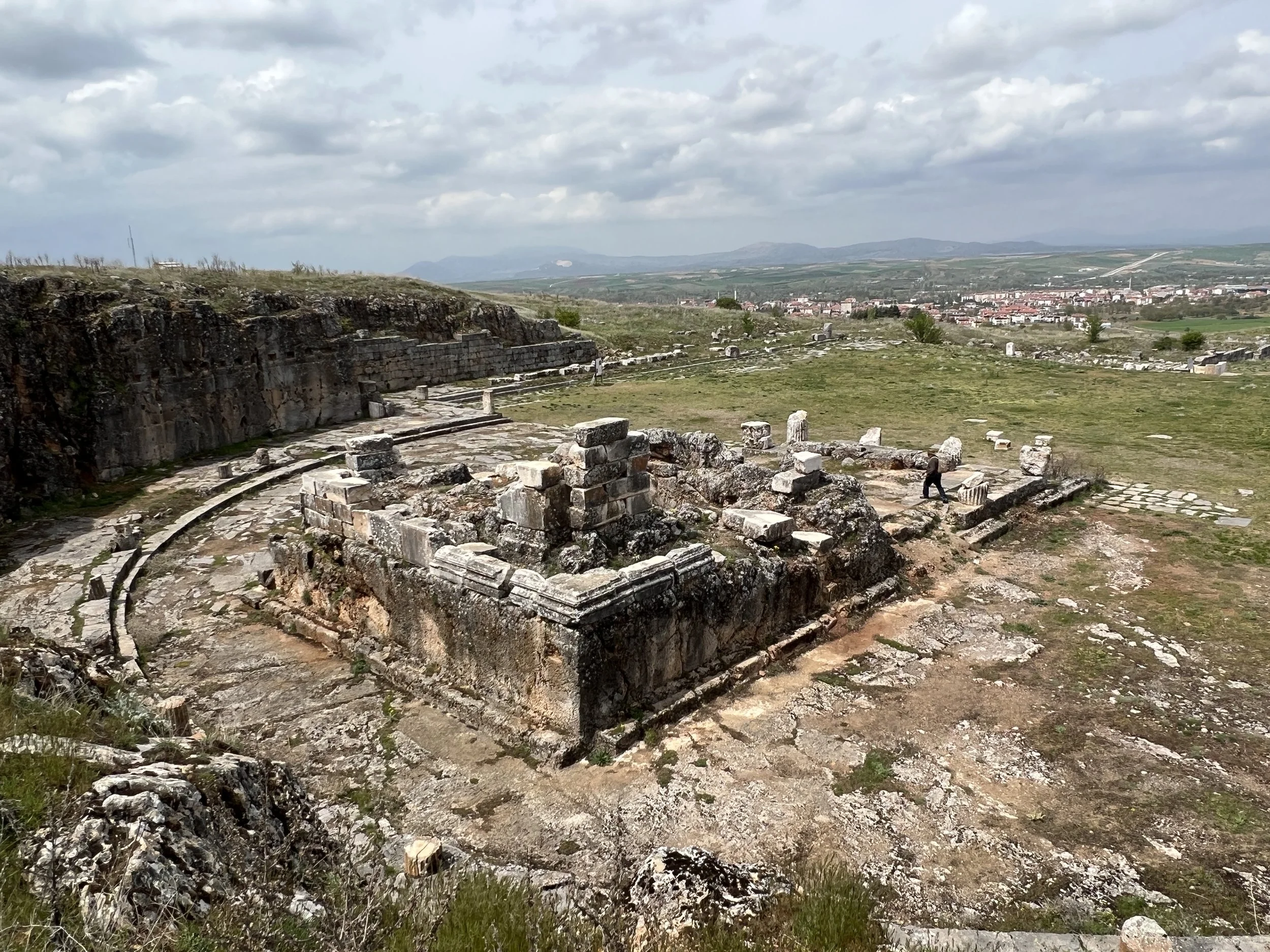The temple of Agustus at P. Antioch in modern day Turkiye
