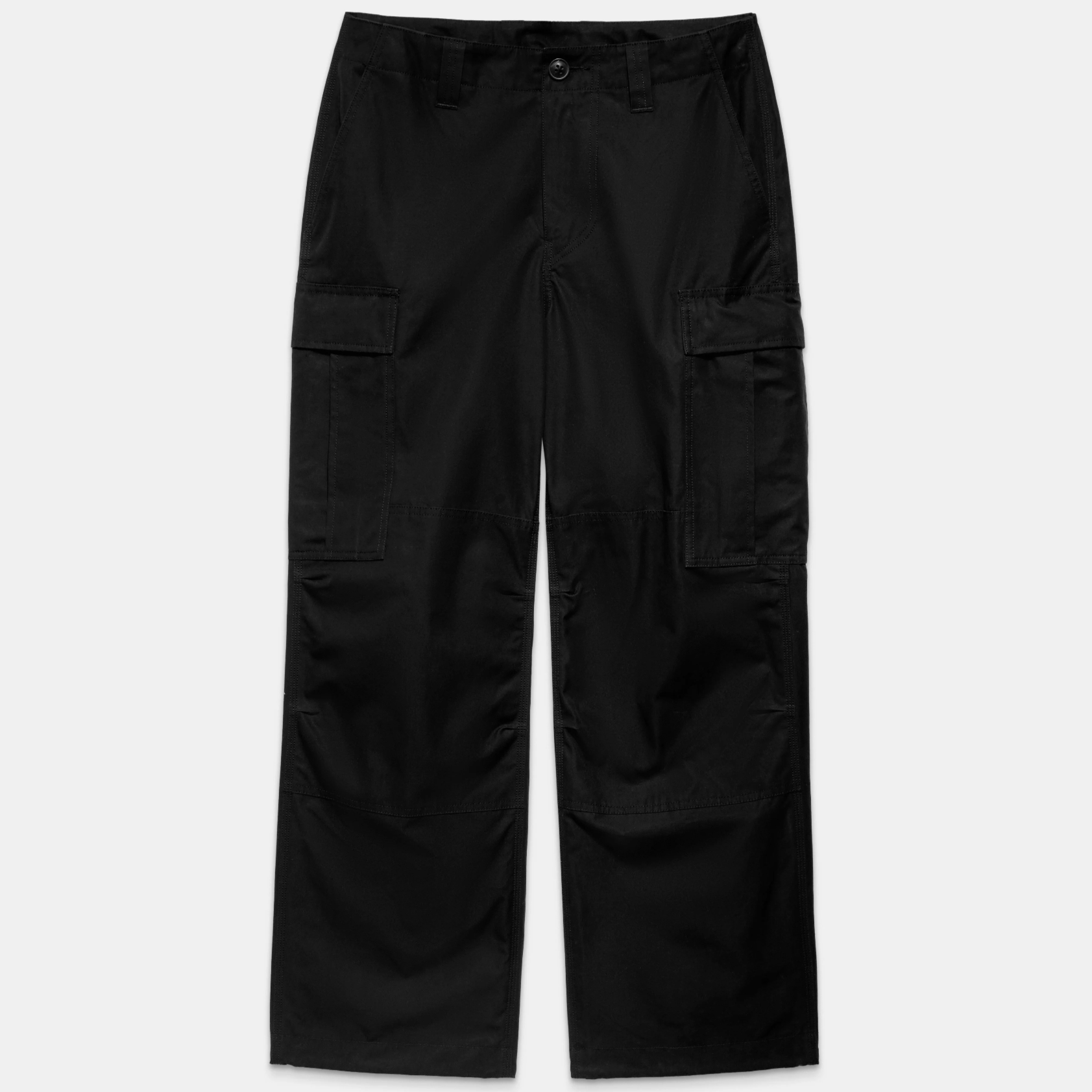 Nigel Cabourn × Mammut Direttissima cargo pant in black—wide leg with utility pockets.