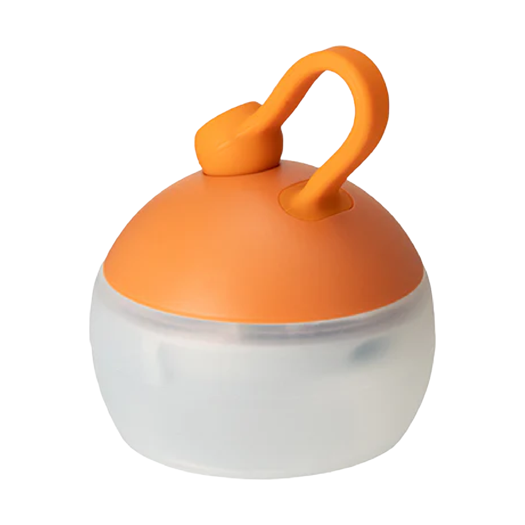 Snow Peak Mini Hozuki rechargeable light in Orange color