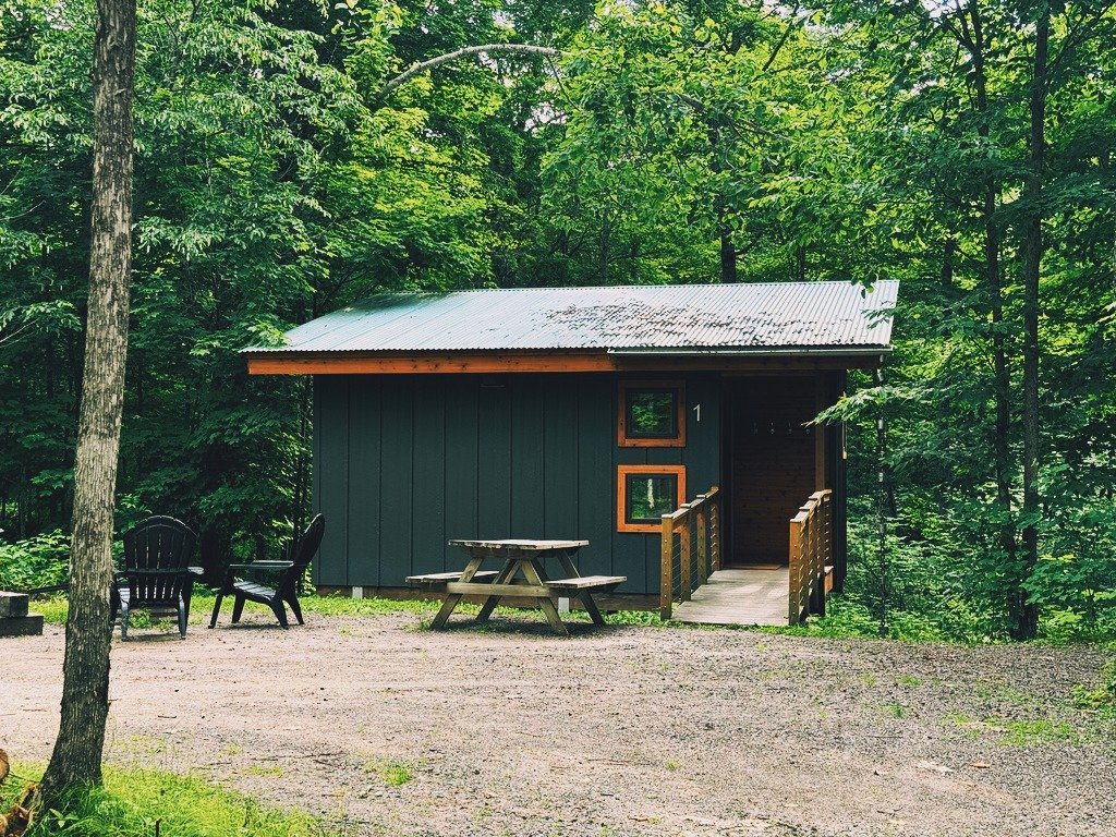 One of the cabins at Roam Basecamp.