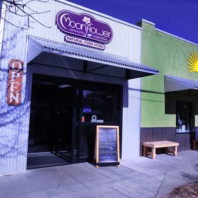 Moonflower Cooperative natural food store exterior in Moab Utah