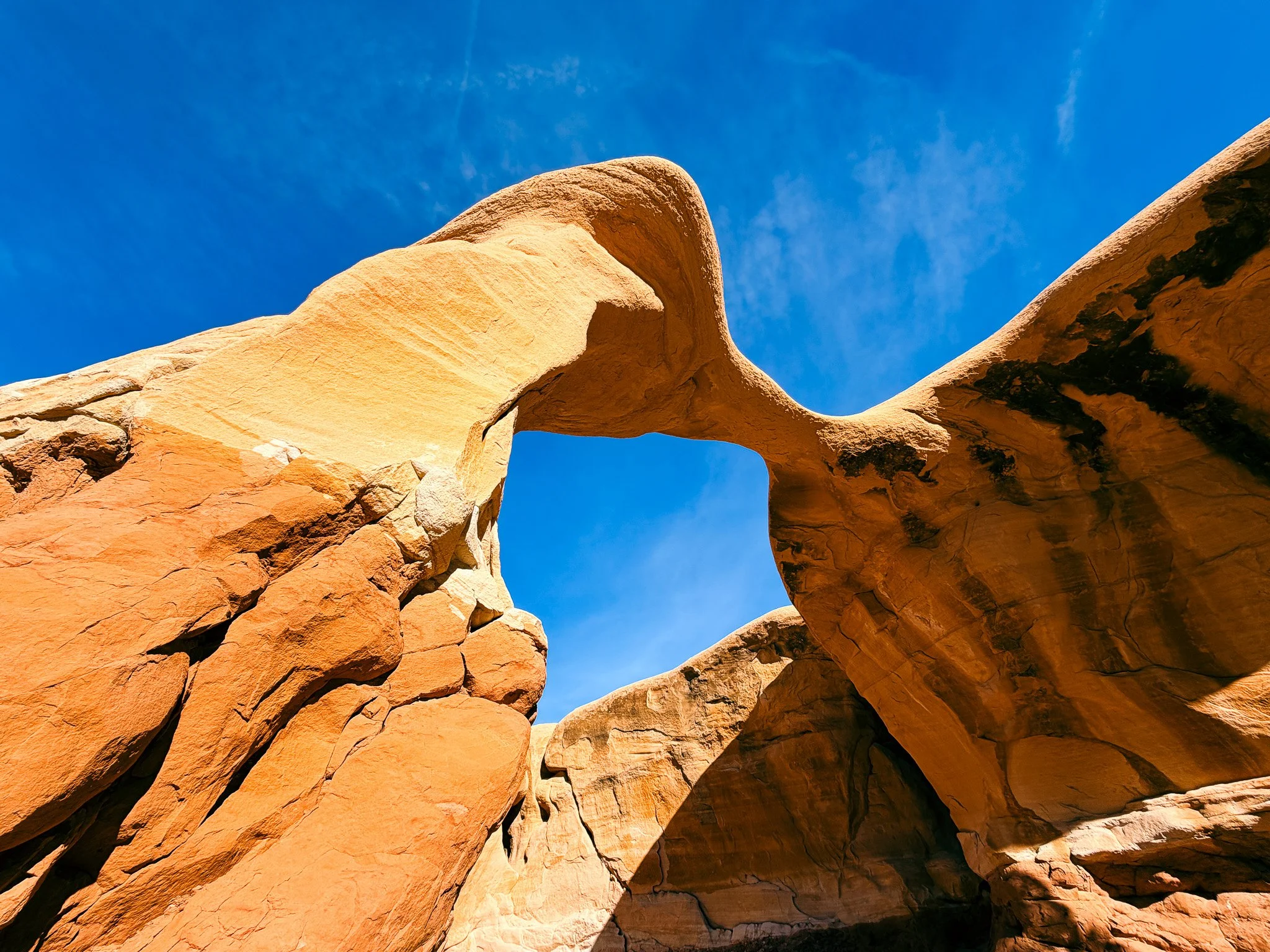 sandstone bridge formation at Devils Garden Grand Staircase Escalante National Monument Utah