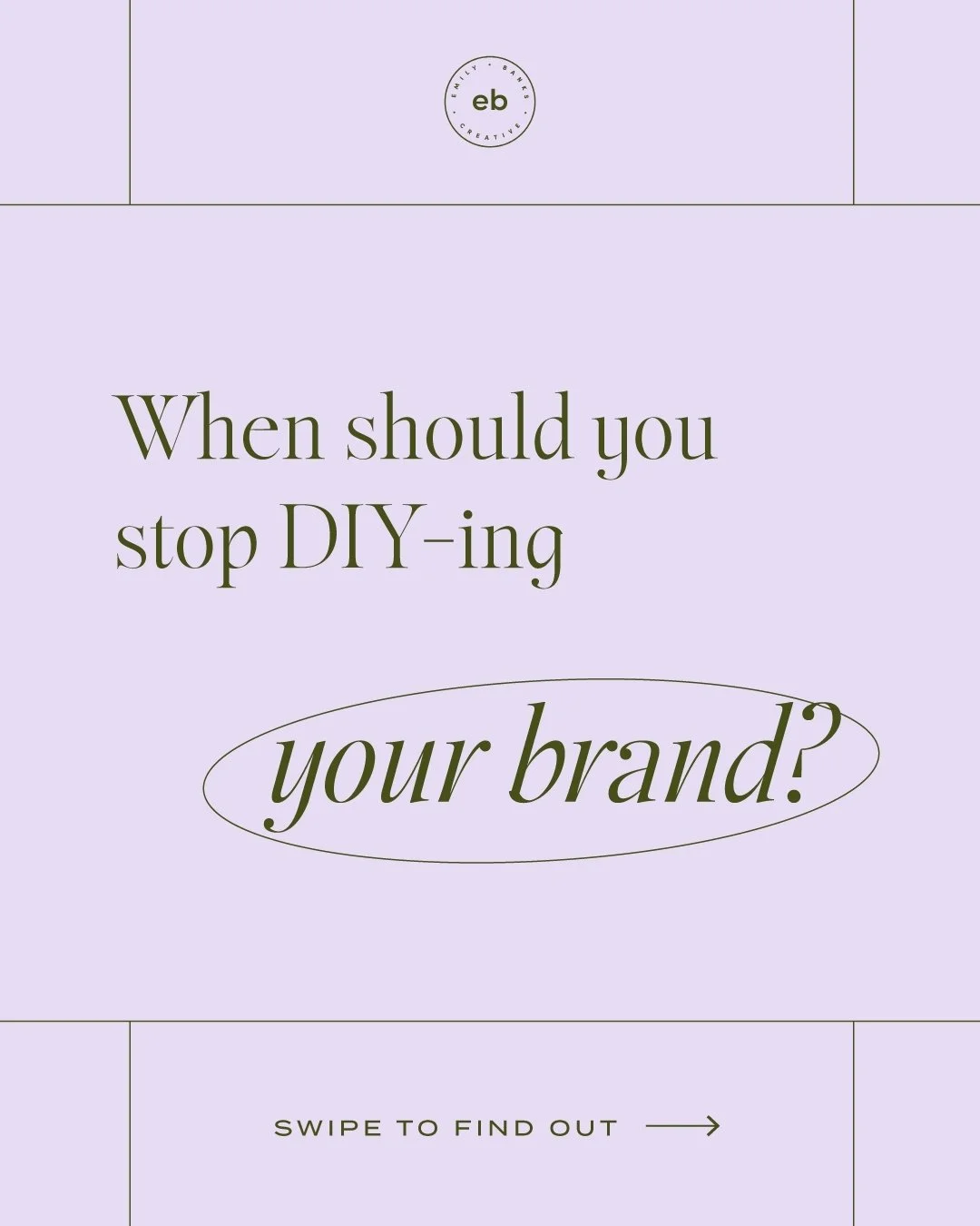 DIY branding works great in the early days of your business, but there’s a point where it starts to hold you back. If your offers are growing and your brand is feeling disconnected, it might be time to stop DIY-ing your brand identity and sort