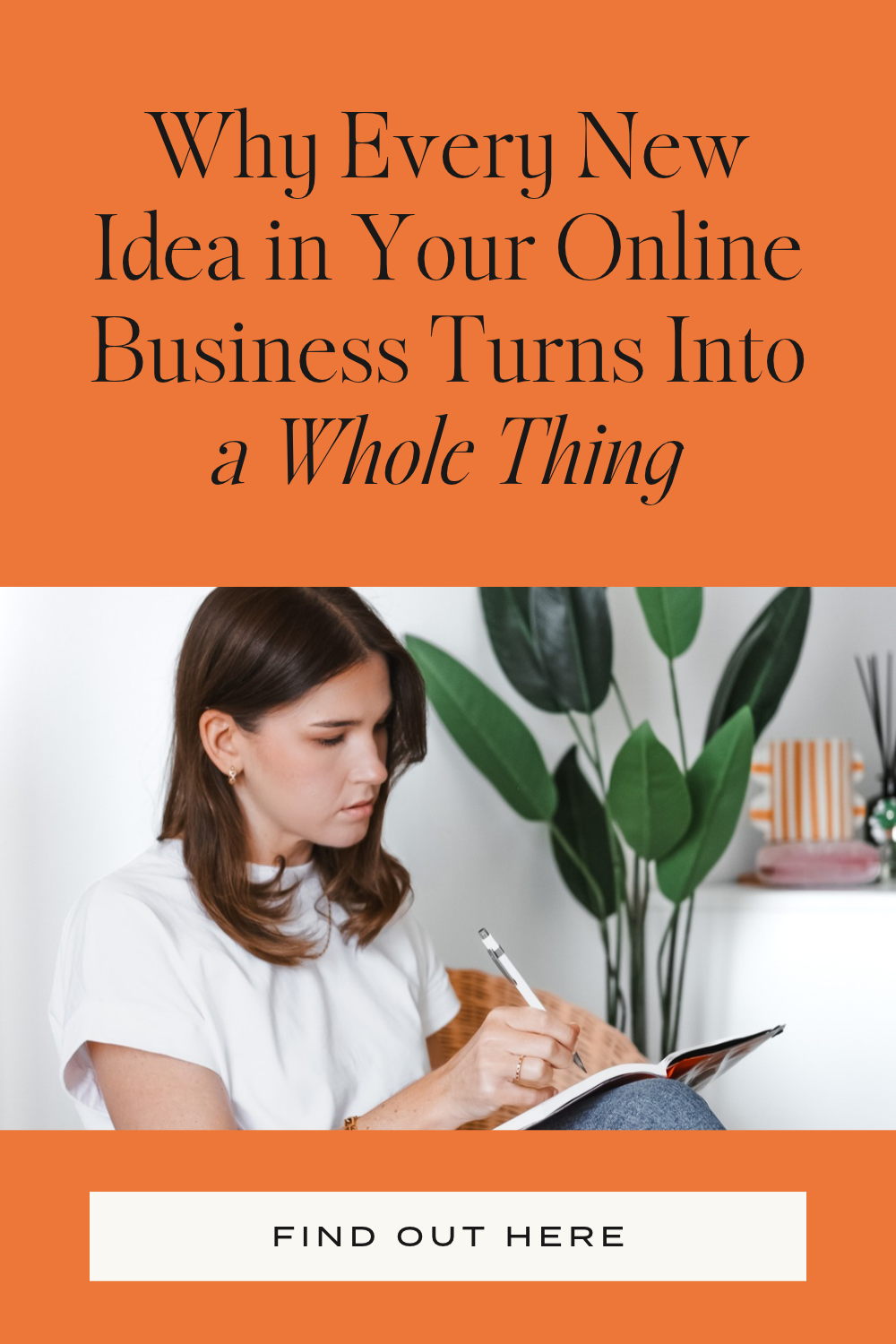 Pinterest share graphic with the post title and an image