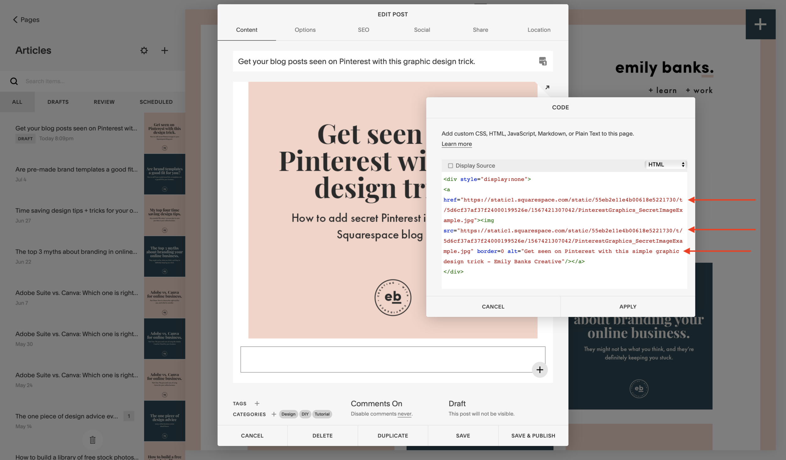 Get your blog posts seen on Pinterest with this graphic design trick ...