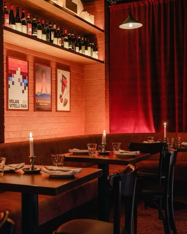 Candlelit tables and velvet booths. Vitelli&rsquo;s Upstairs is made for intimate dinners that linger.