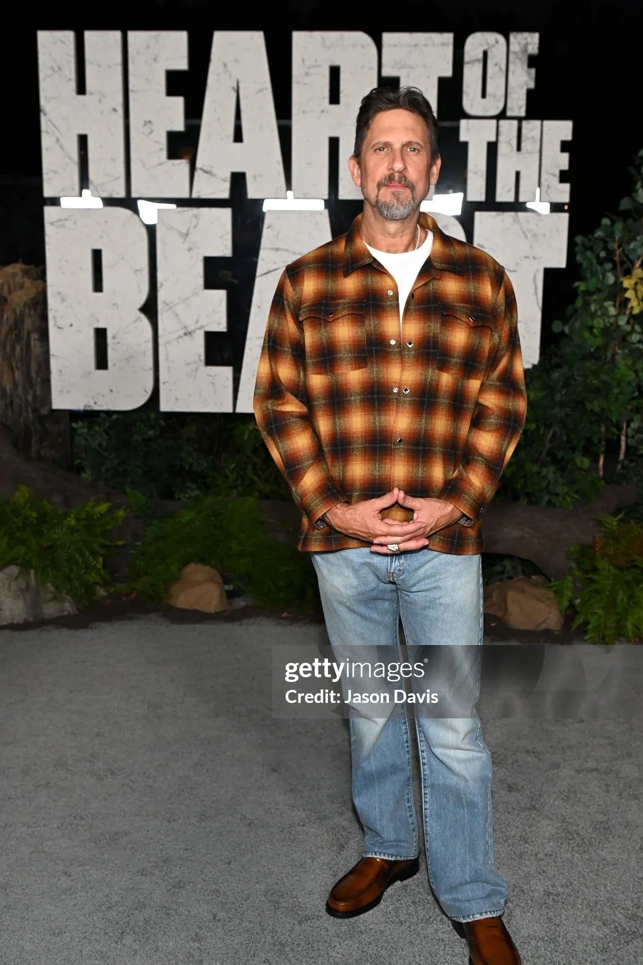 Director David Ayer, wearing Ralph Lauren, for 'Heart of the Beast' Premiere