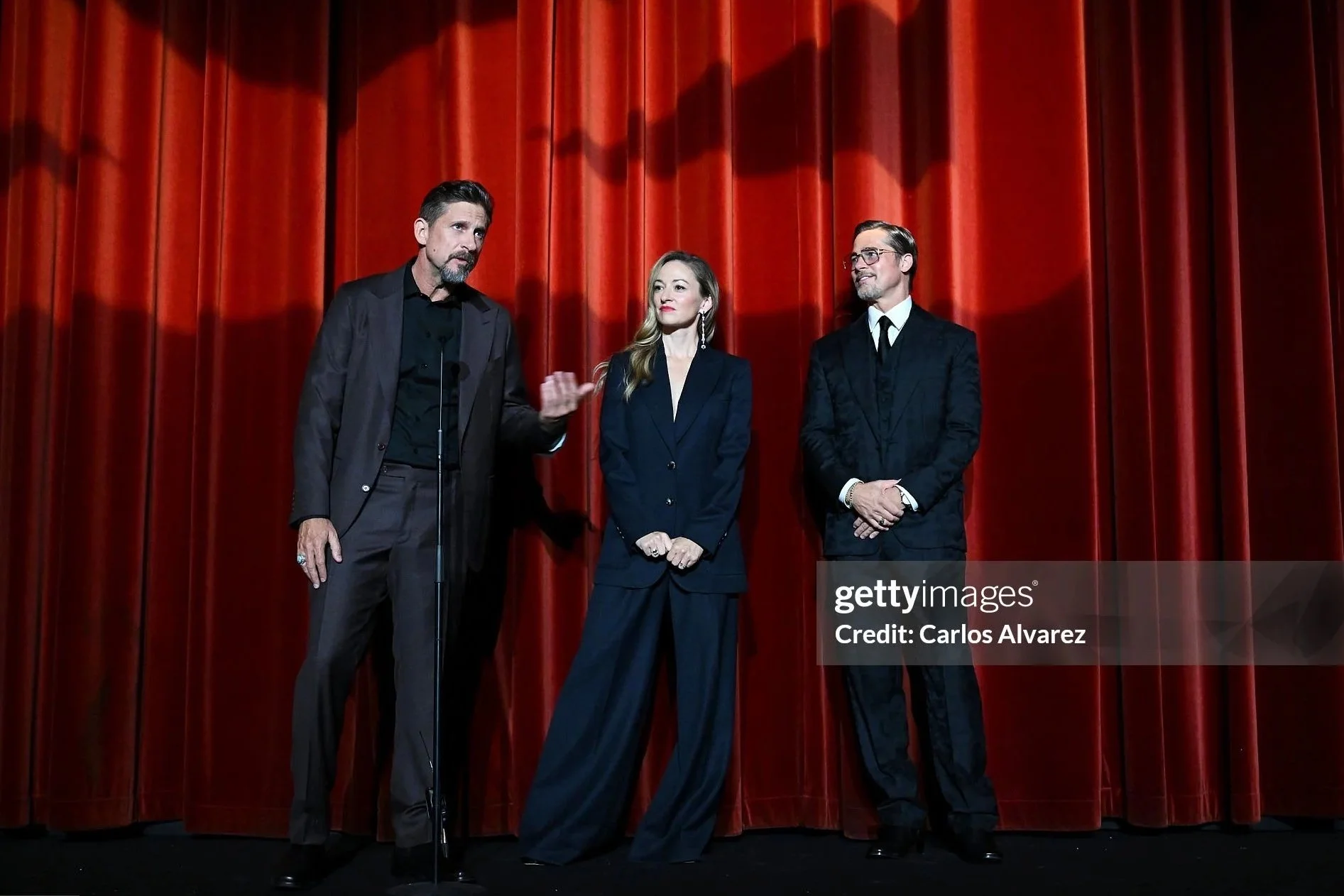Director David Ayer presenting at San Sebastián Film Festival