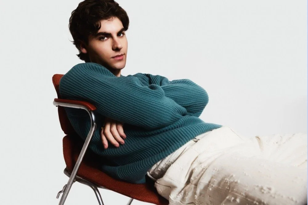 Christian Weissmann for Our Era Magazine promoting his new book "Her, Him & I"