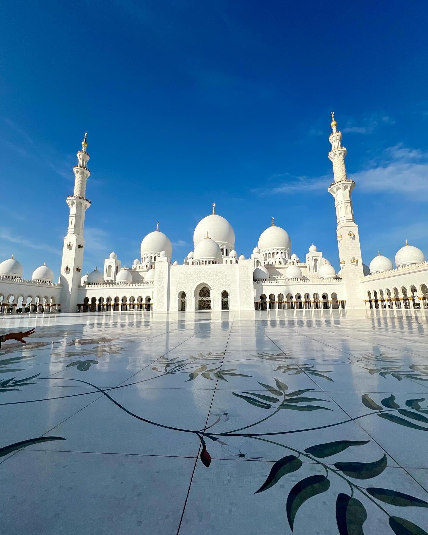 A sidestep to the revelation that is Abu Dhabi - and the Sheikh Zayed Grand Mosque. 10 years to plan, 11 to build - the vision of a man whose dream was to unify people from all over the world. Sheikh Zayed died before it was finished but is buried on