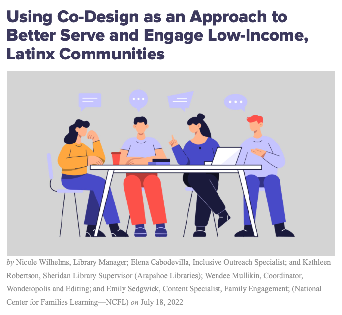 (2022) Co-design, Latinx, Libraries