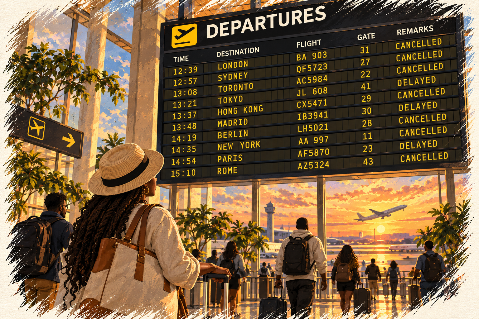 What to Do When Your Flight Is Delayed or Canceled