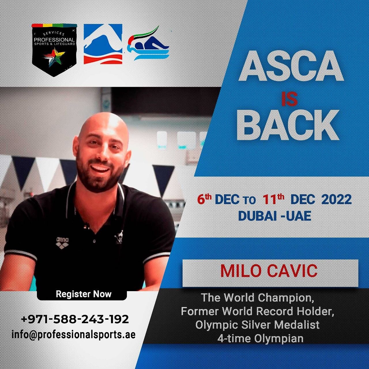 I'm back! I look forward to presenting for @ascaswimming, again! Teaching teachers and coaches is a lot of fun! @professional_sports_lifeguard