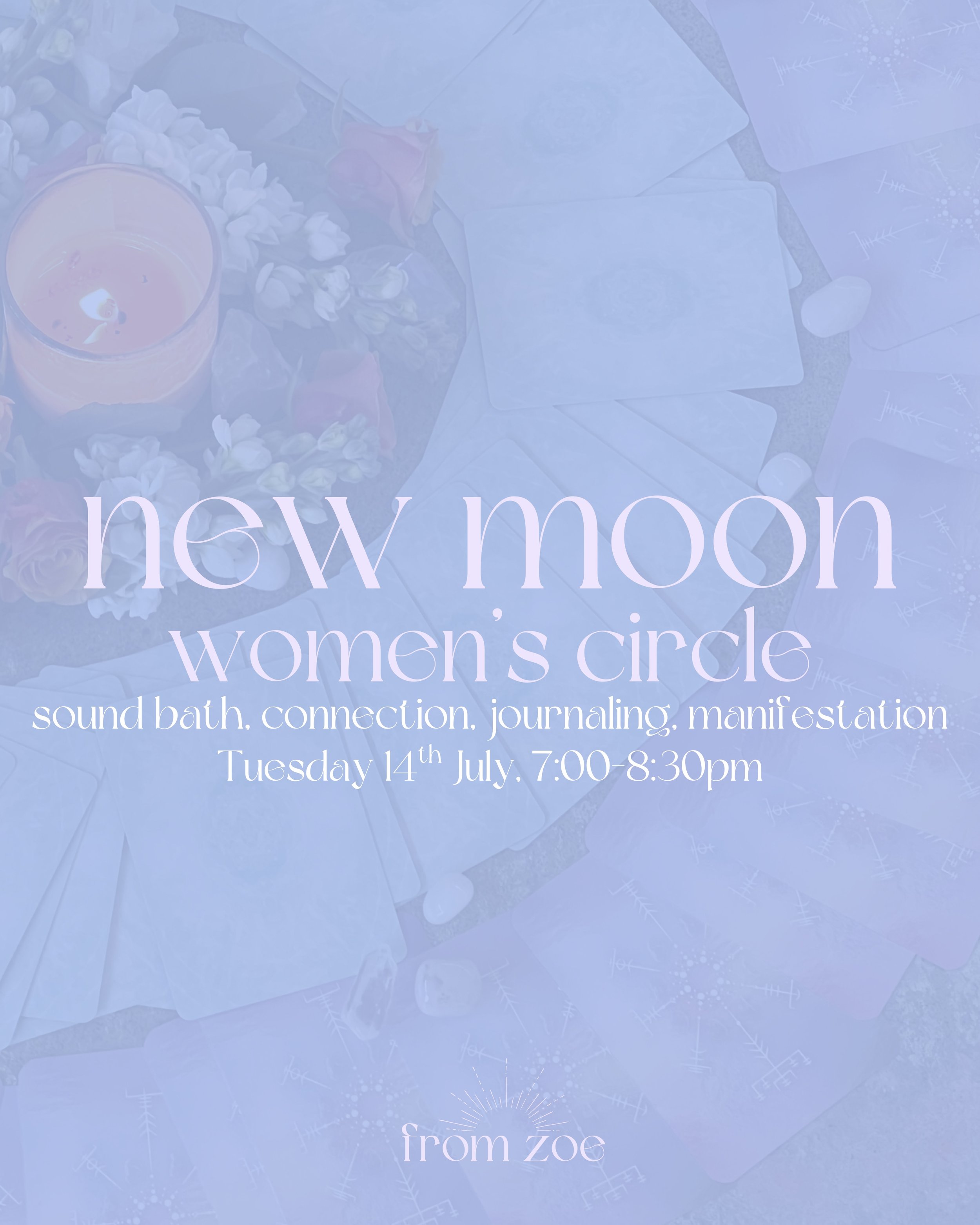 womens circle auckland new moon sound healing manifestation