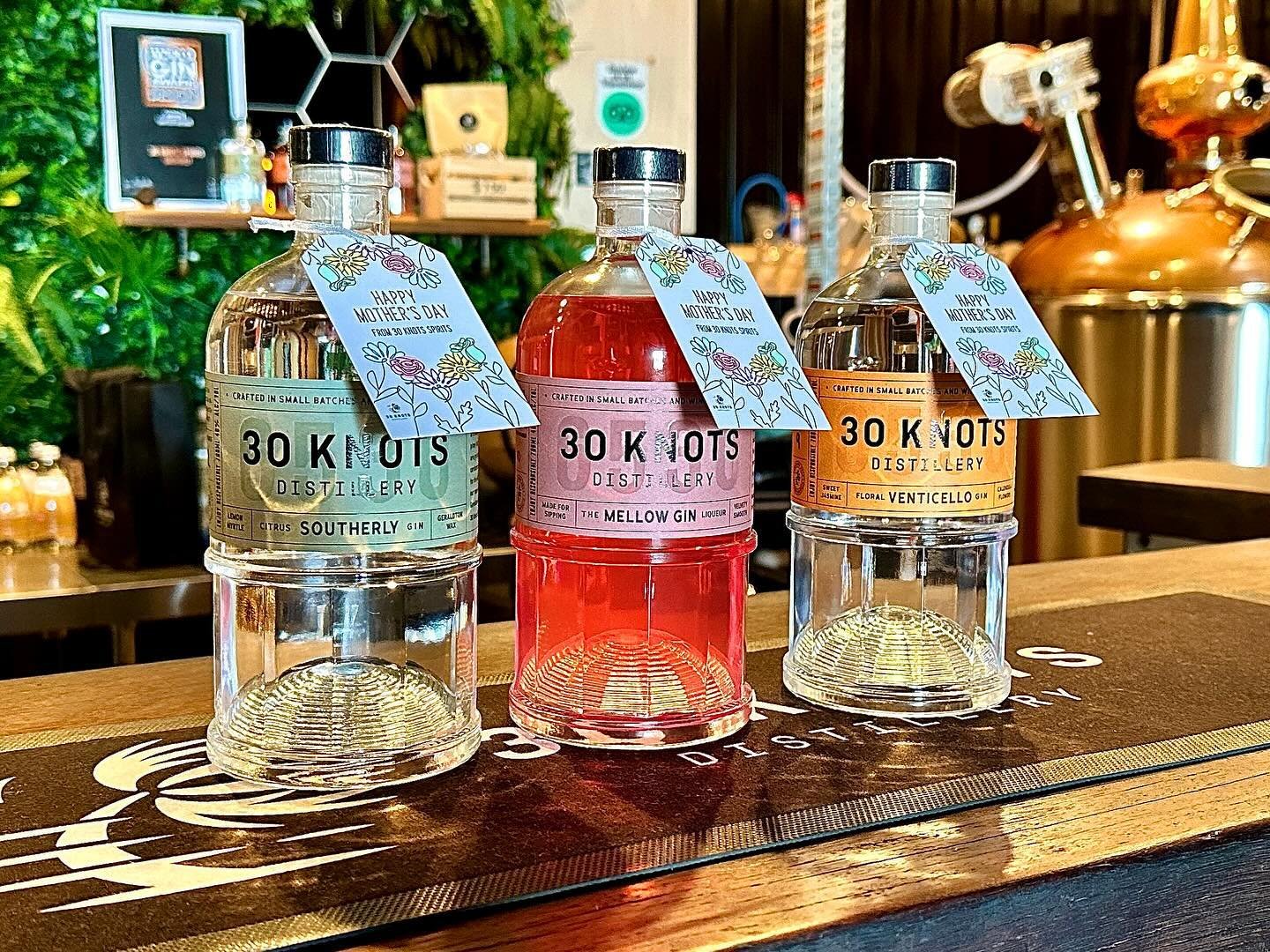 🎁 Give the gift of Gin this Mother&rsquo;s Day. 

Treat your mum to some locally handcrafted Gin made right here in Geraldton.

The Line-Up
Southerly - Triple citrus explosion
Venticello - Floral and fabulously fragrant
Mellow Gin Liqueur - Sweet, s