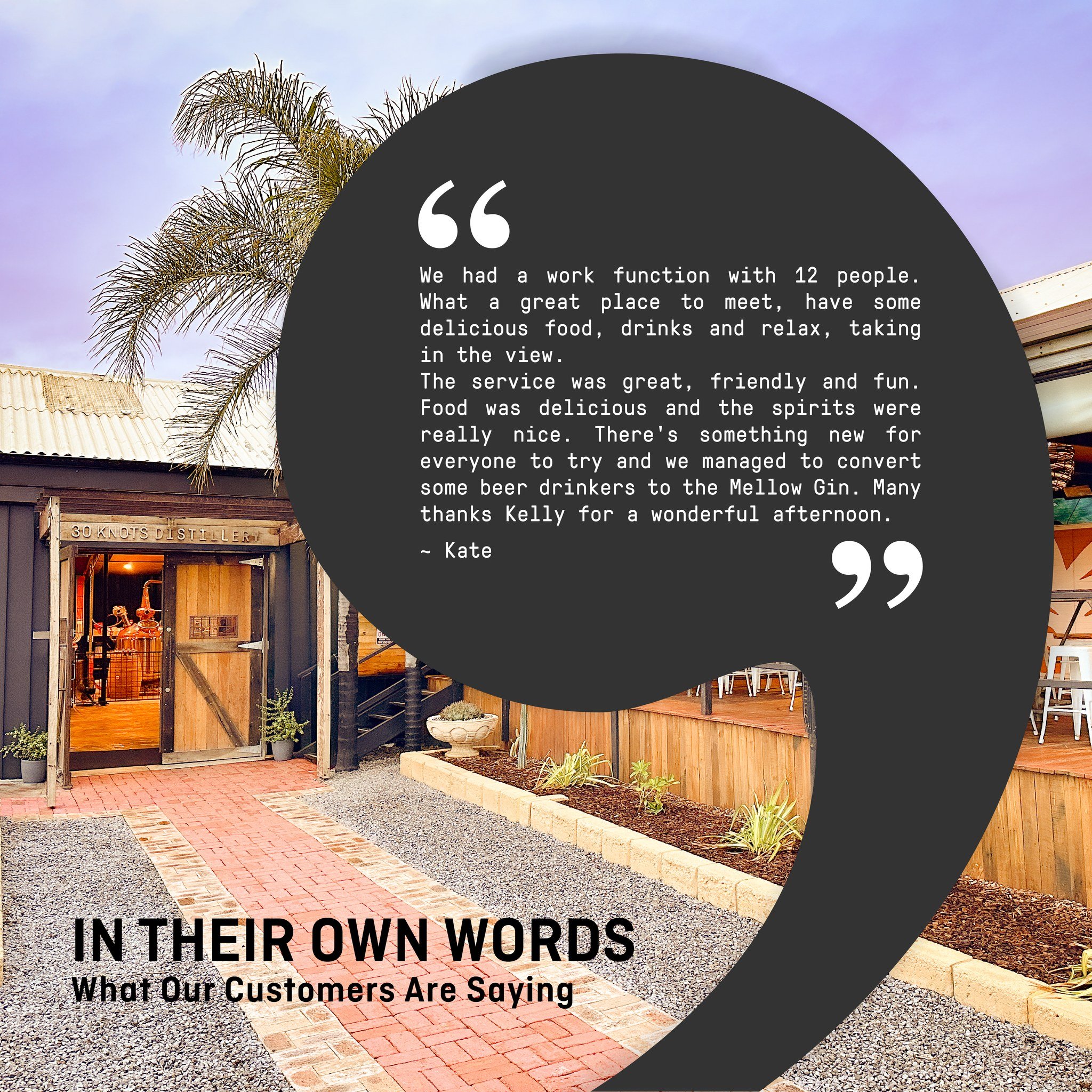 We love opening up our space for all sorts of occasions — work events, birthdays, weddings,long lunches and everything in between.
Feedback like this makes it all worth it.
Whether you’re after a couple of tables or the whole venue, we&