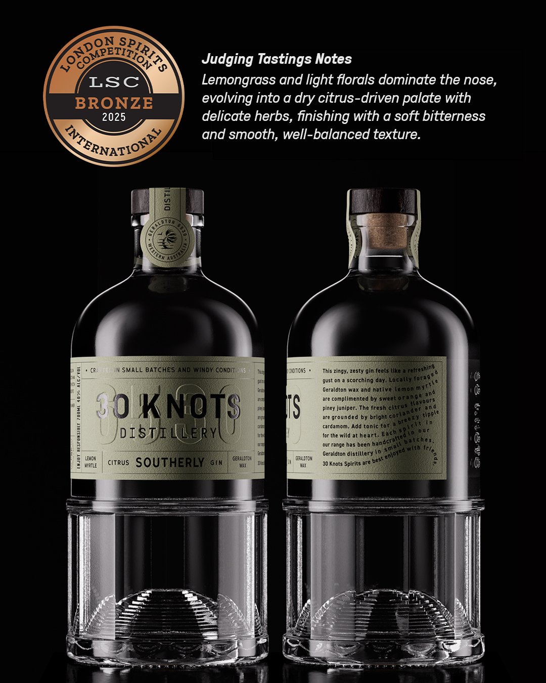 Big news from across the seas - our Southerly Gin just picked up a Bronze at the 2025 London Spirits Awards.
Great taste counts—but heart, story, and style sealed the deal. This competition looks at taste, branding, and market appeal. So it&rs