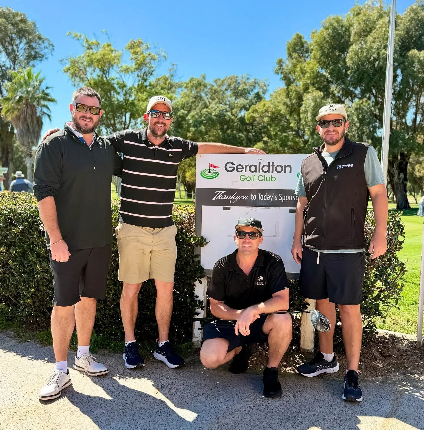 Nothing like a bit of golf to kick off our Saturday… ⛳️
We’re proud to sponsor today’s competition at Geraldton Golf Club, supporting the local club and its members. We’ve even wrangled a couple of mates to join our 30 Knots