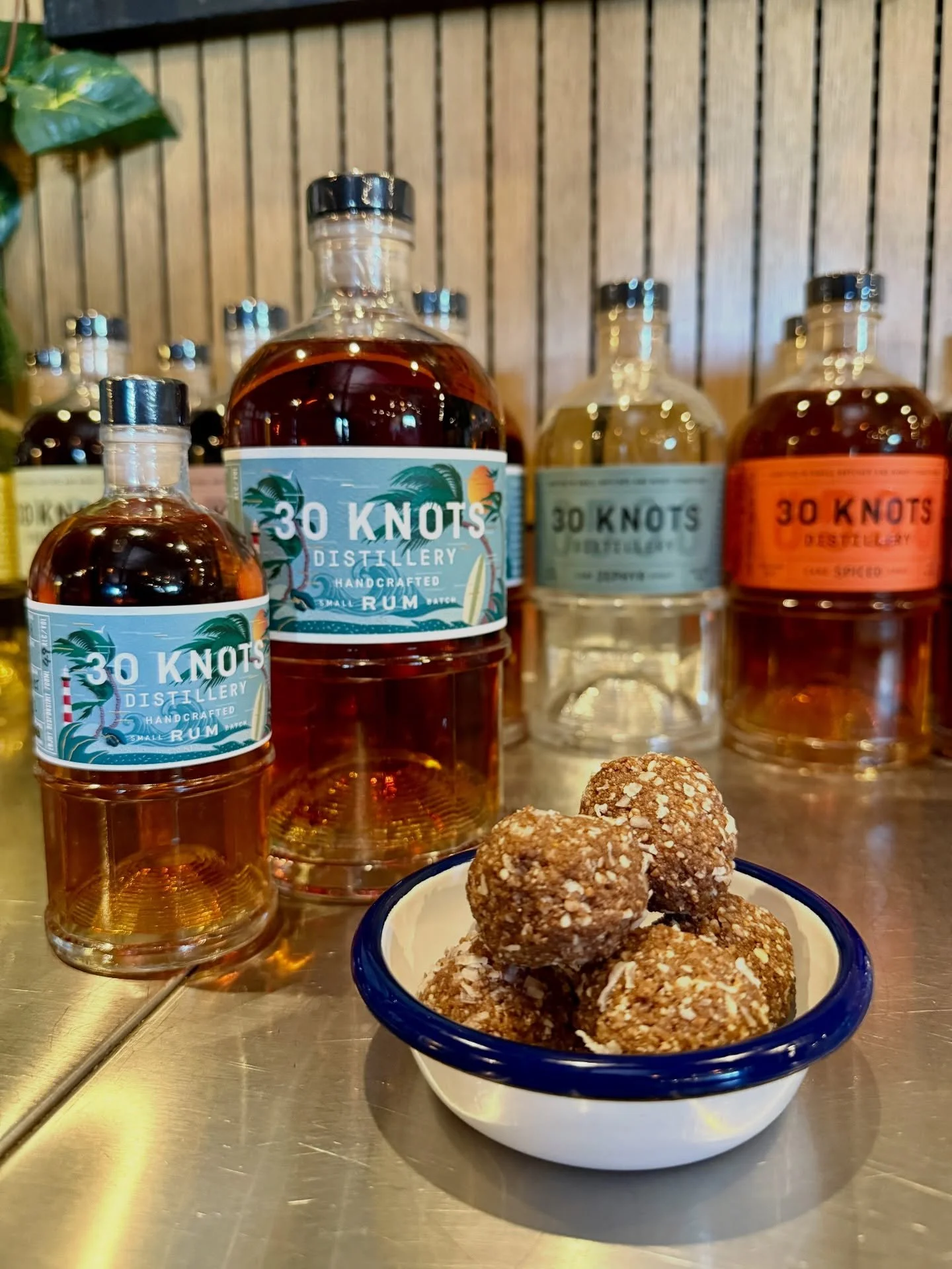 One of our OG supporters popped in today with a surprise: homemade rum balls crafted with our Small Batch Rum &mdash; and made with almond meal so both bosses get to enjoy them 👌🏻 Muz usually gets all the goodies to himself 😝 so this was a lovely 