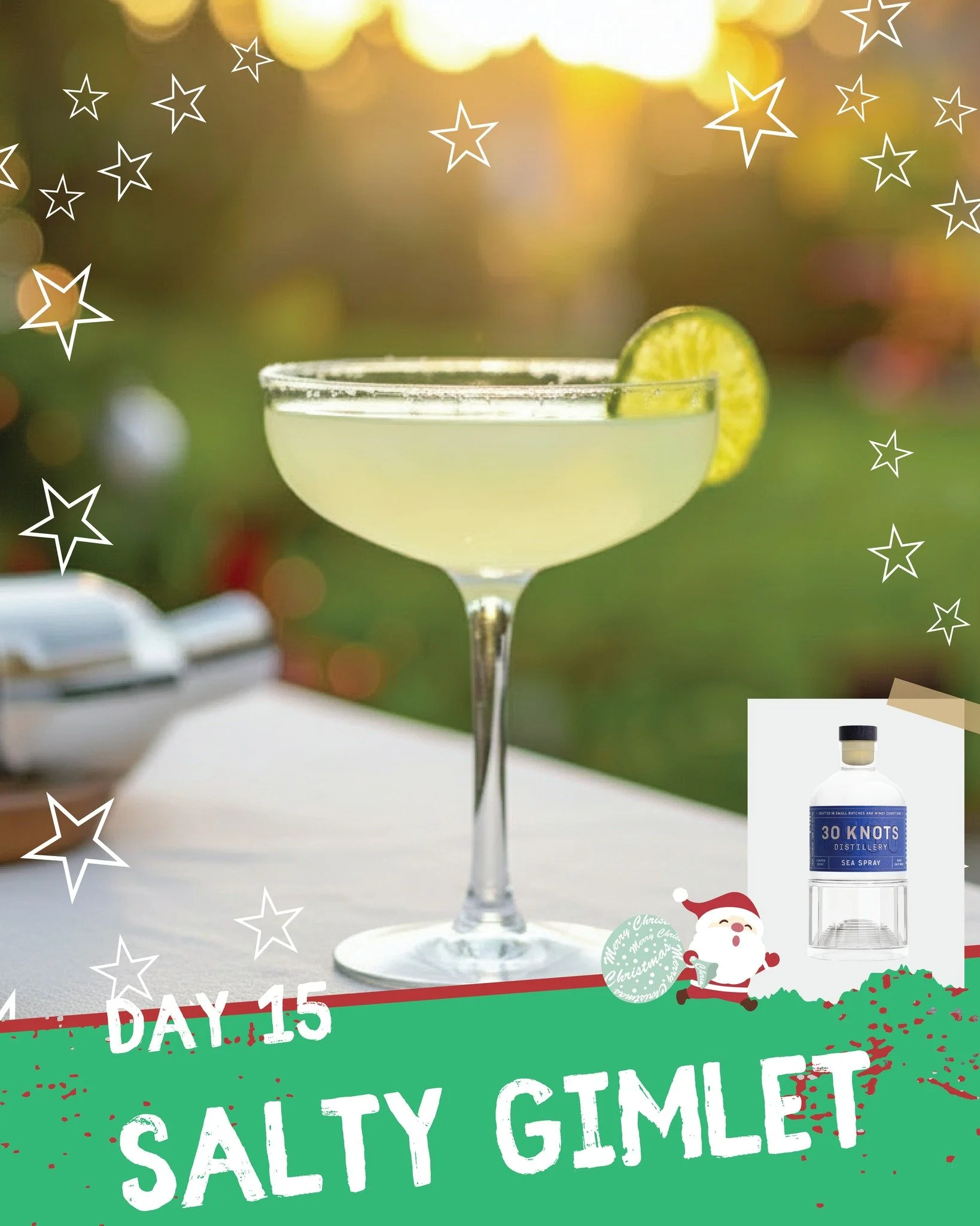 🌊 Day 15 in our Christmas Countdown &ndash; Salty Gimlet

Coastal vibes in a glass. Our Sea Spray Gin meets sharp lime and a cheeky pinch of salt &mdash; clean, crisp, and a little wild, just like the wind off the Geraldton coast.

INGREDIENTS
60ml 