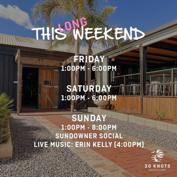 We&rsquo;re back open this weekend, and with the long weekend here, it&rsquo;s the perfect excuse to swing by the distillery. Come enjoy our delicious handcrafted spirits and some tasty food, all made right here on site.

We&rsquo;re open from 1:00pm