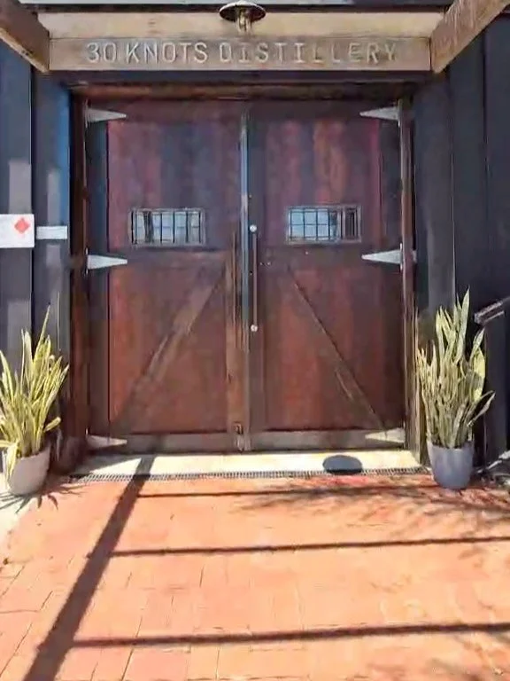 Between making spirits and running the distillery, the maintenance list never really ends.

Every year our front doors get a bit of a birthday &mdash; sanded back and freshly oiled after another season of Gero sun (hello again to a 40+ degree week) a